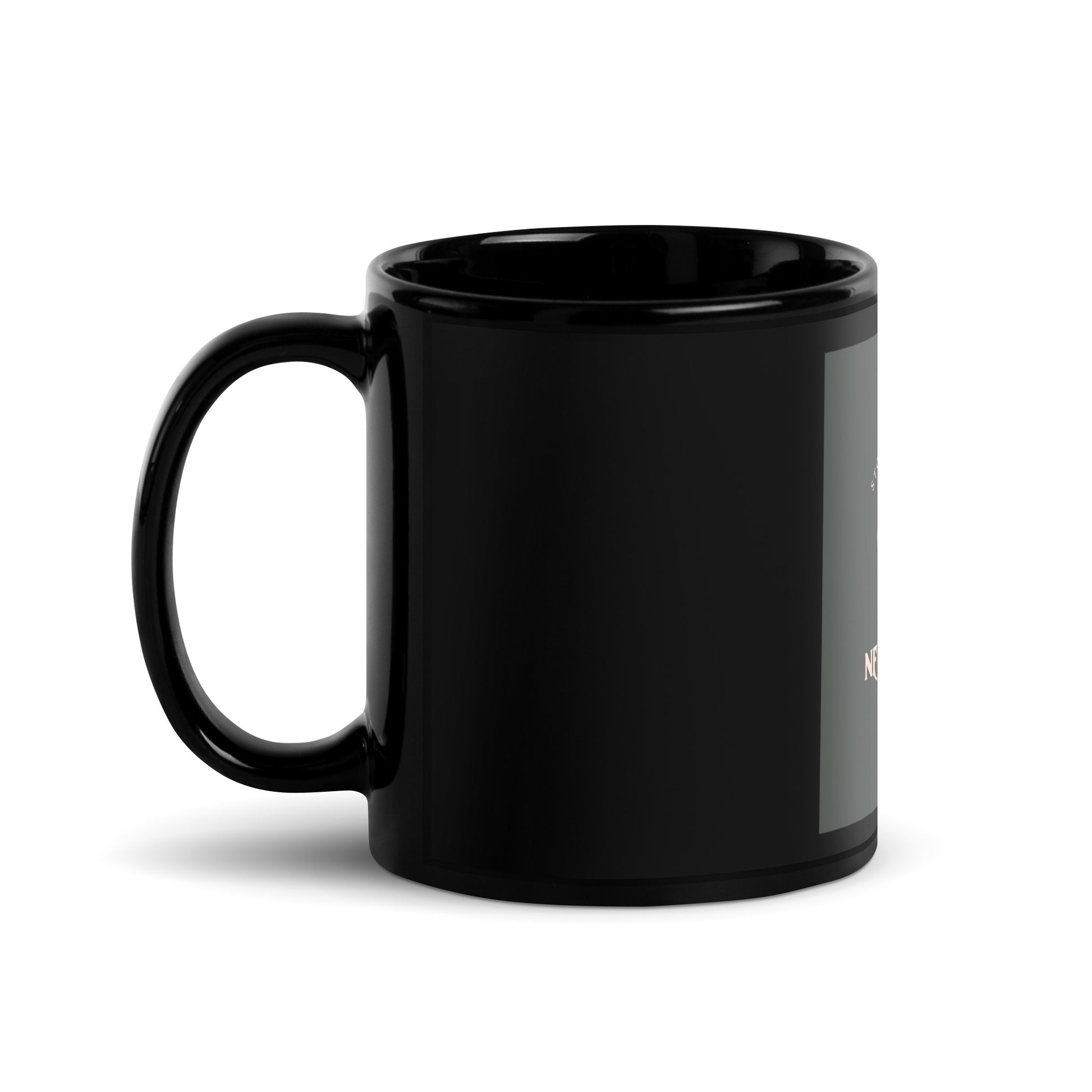 Stop Antisemitism | Plants & Flowers Edition | Black Glossy Mug