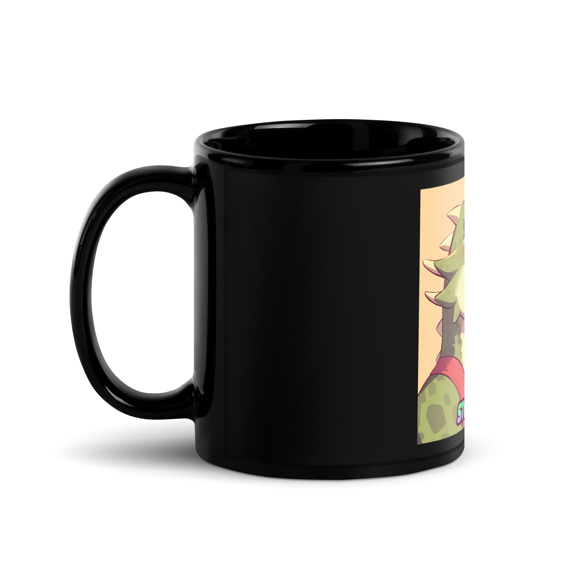 Dragon Adventure | Black Glossy Mug