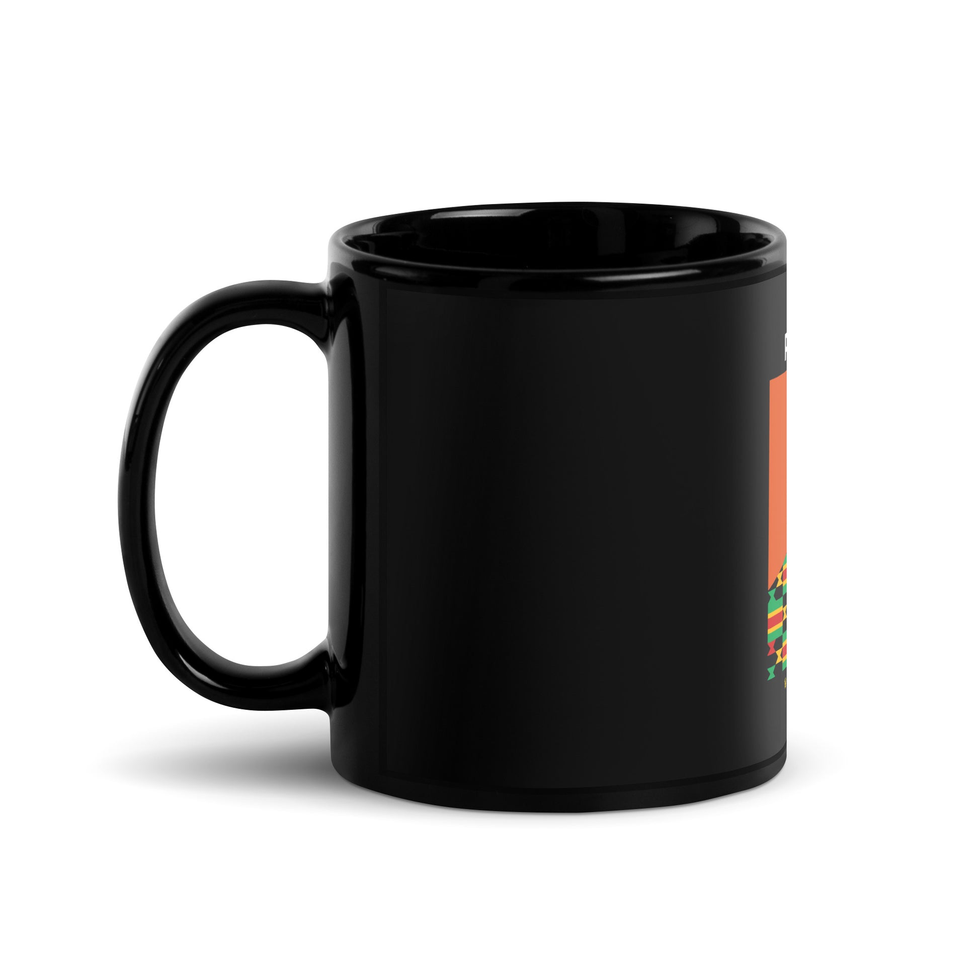 Black & Jewish Love | Black Glossy Mug