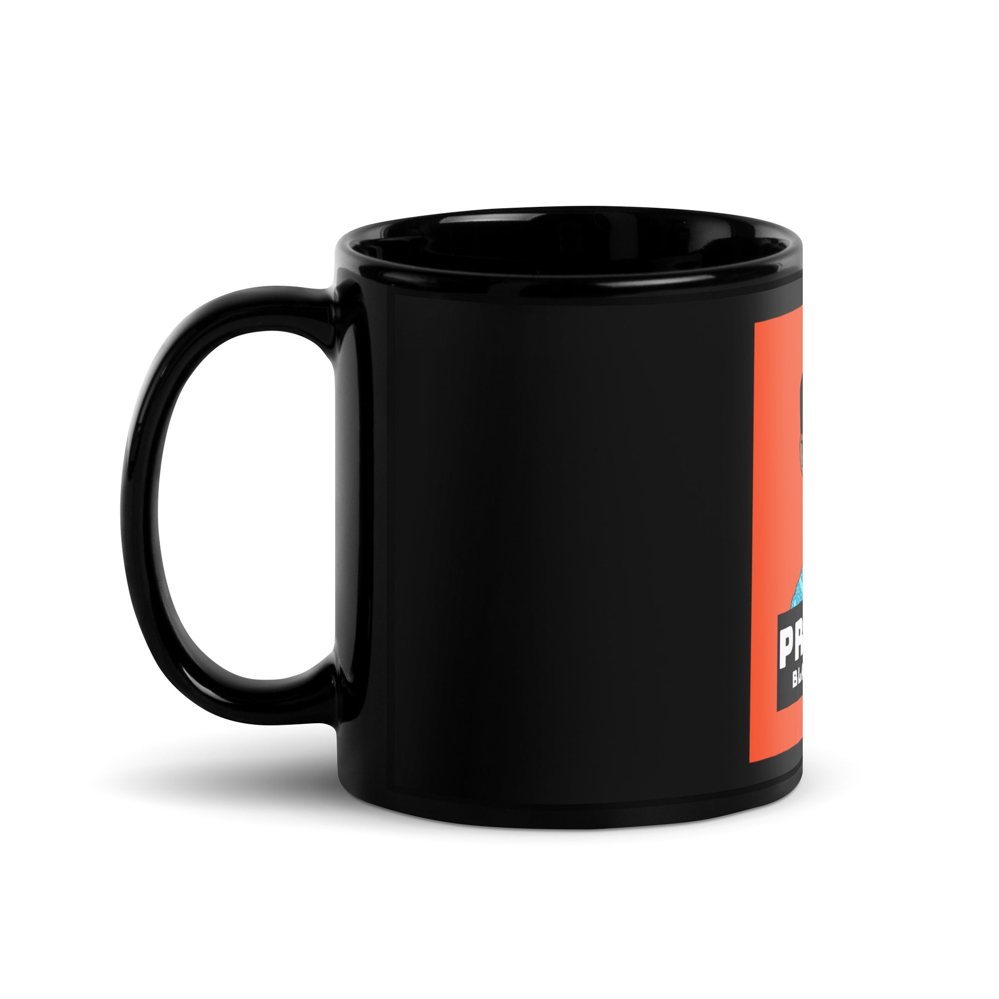 Black & Jewish Love | Black Glossy Mug
