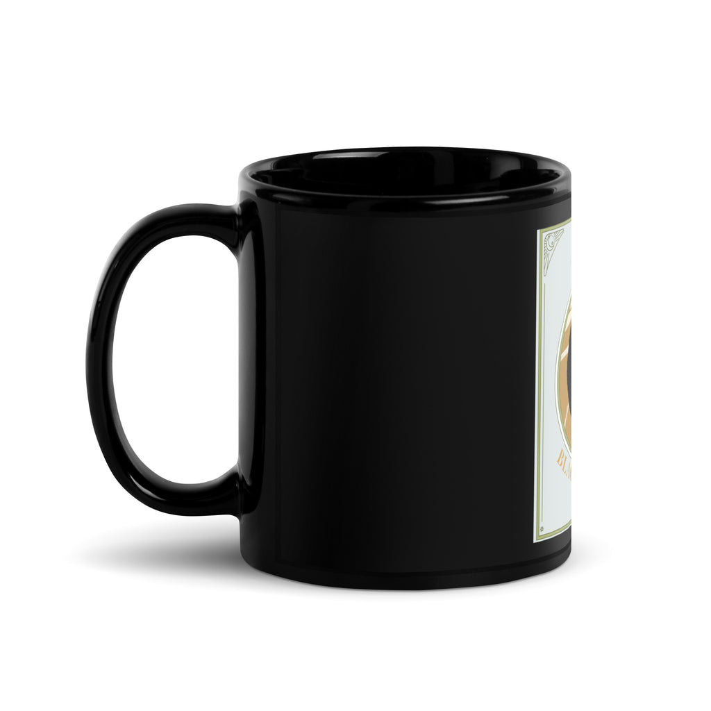 Black & Jewish Love | Black Glossy Mug