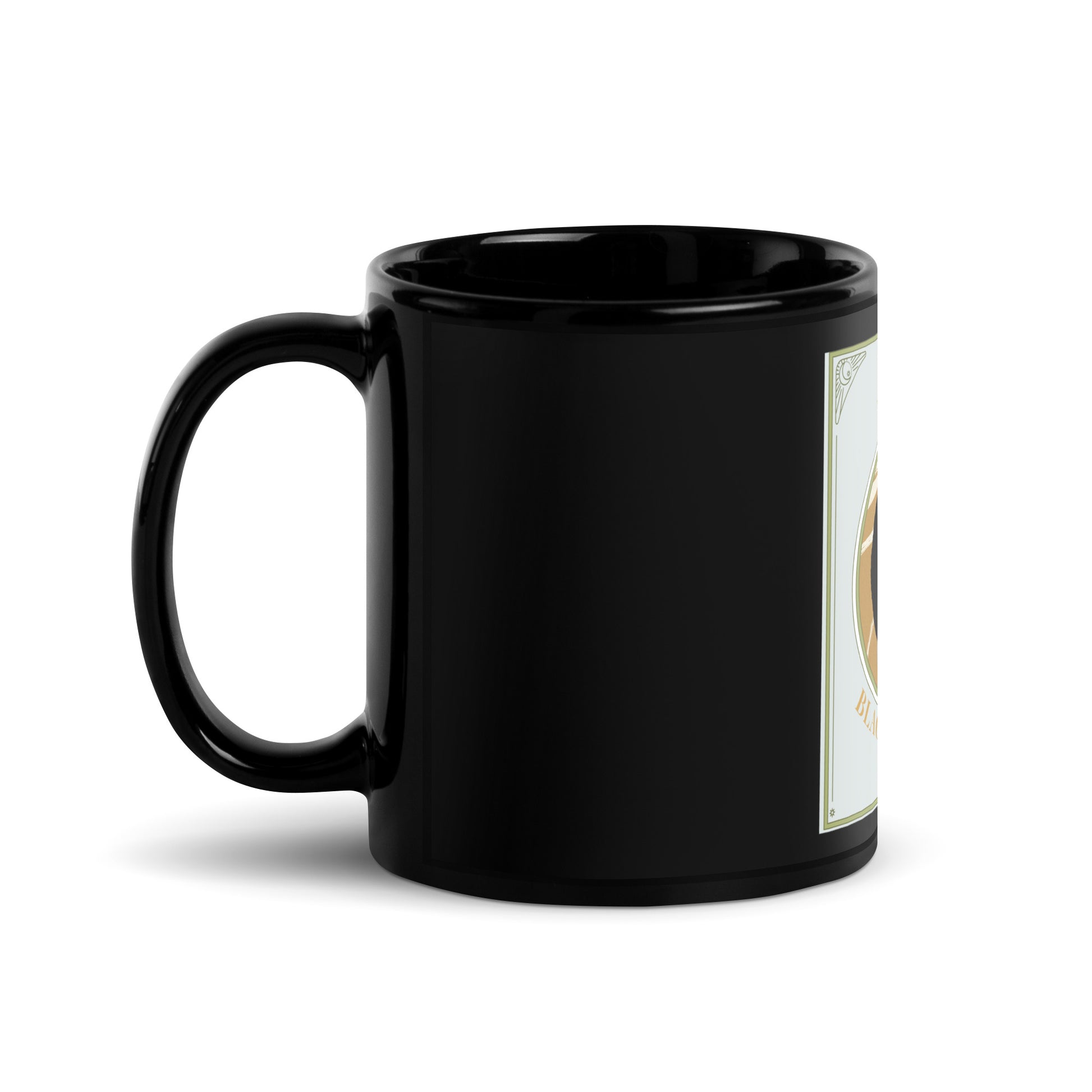 Black & Jewish Love | Black Glossy Mug