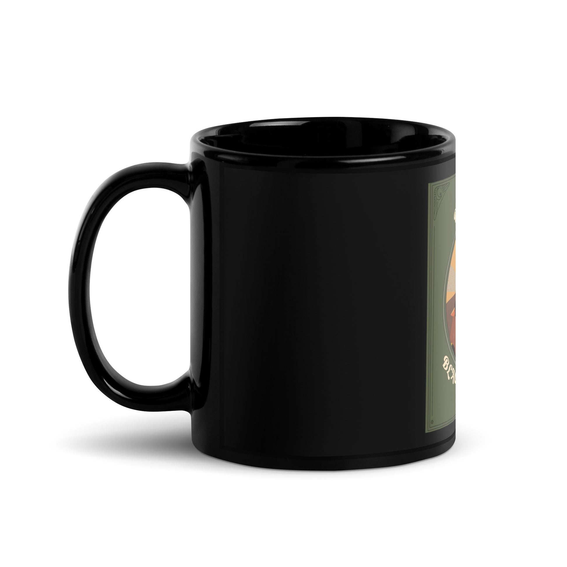 Black & Jewish Love | Black Glossy Mug