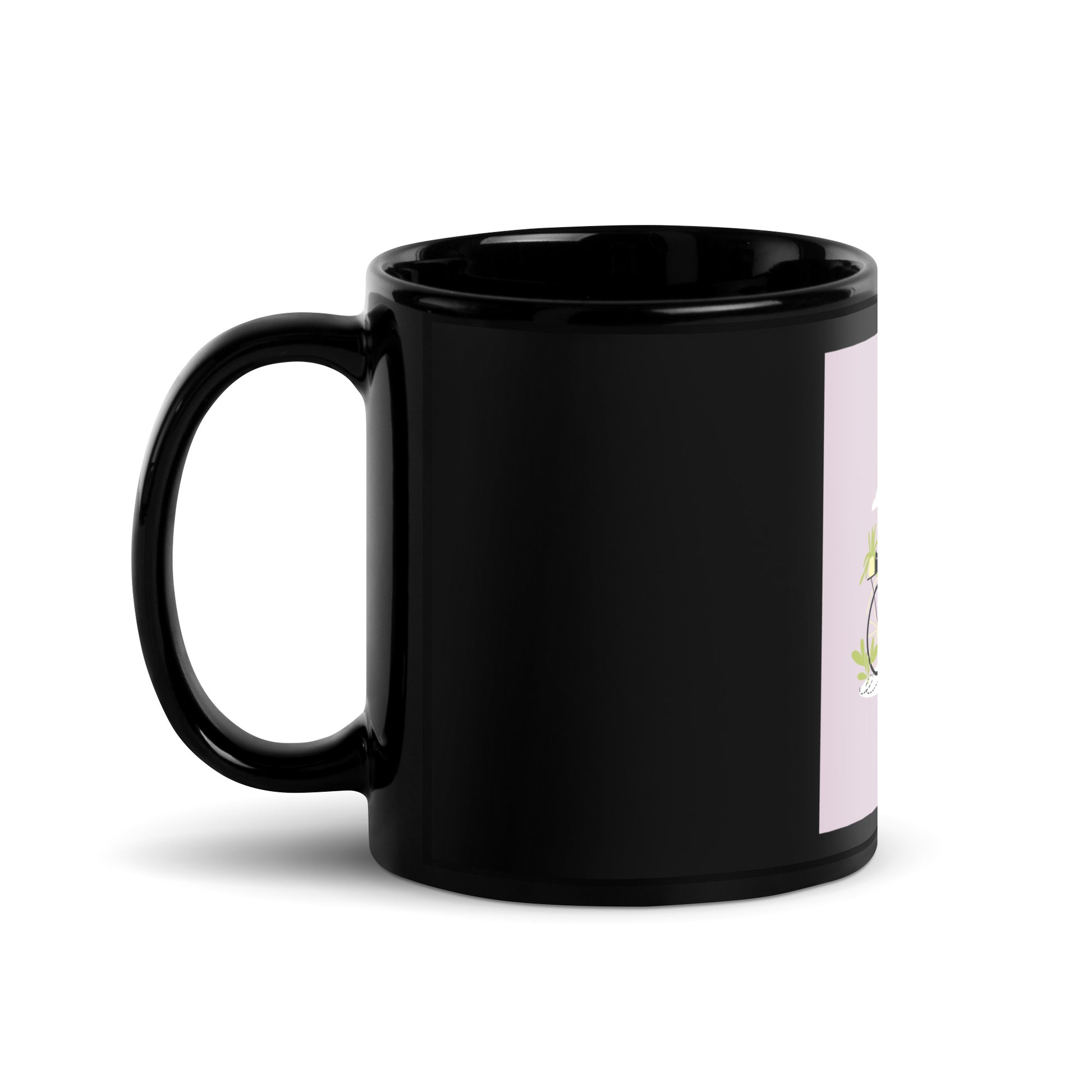 Bike Journey | Stop Antisemitism | Black Glossy Mug