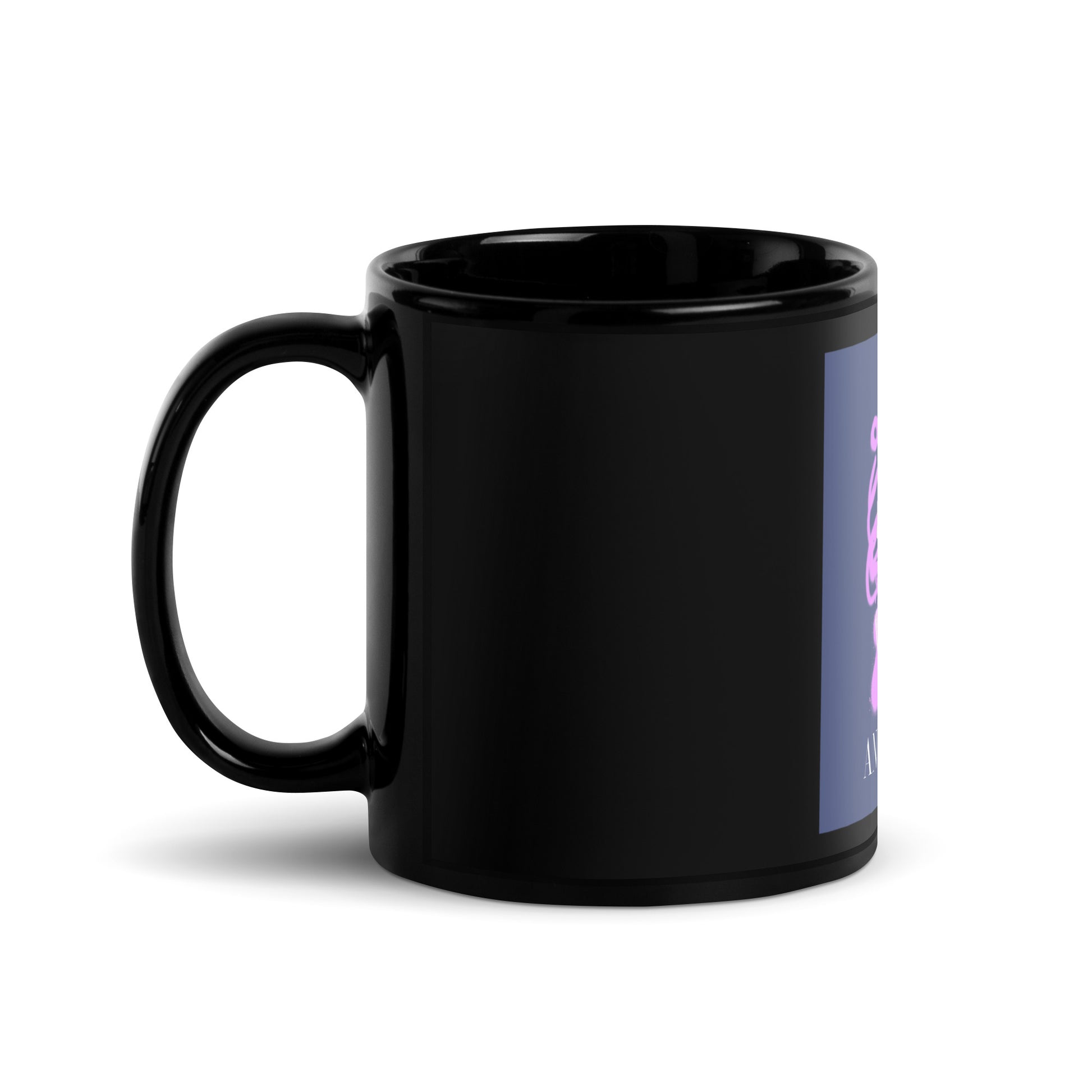 Graffiti Statue Anthem | No Antisemitism | Black Glossy Mug