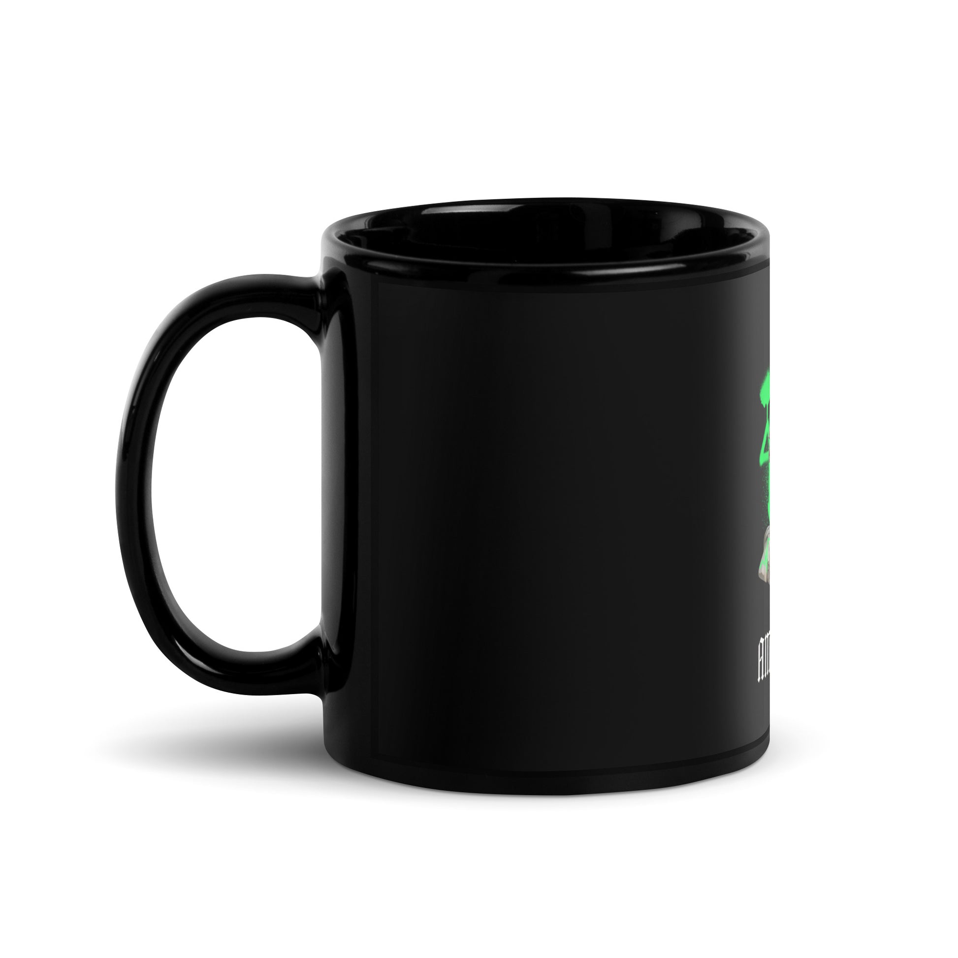Graffiti Statue Anthem | No Antisemitism | Black Glossy Mug