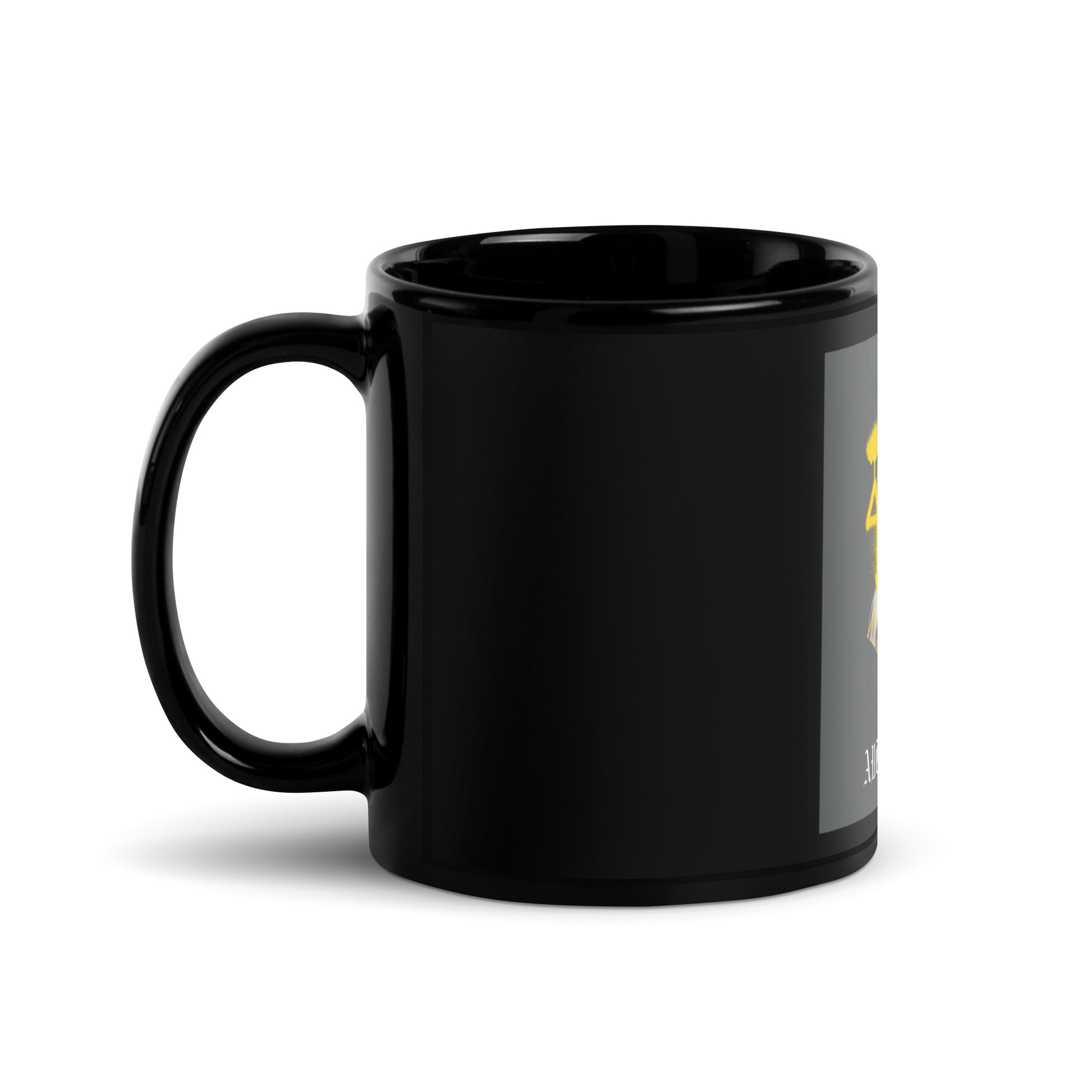 Graffiti Statue Anthem | No Antisemitism | Black Glossy Mug