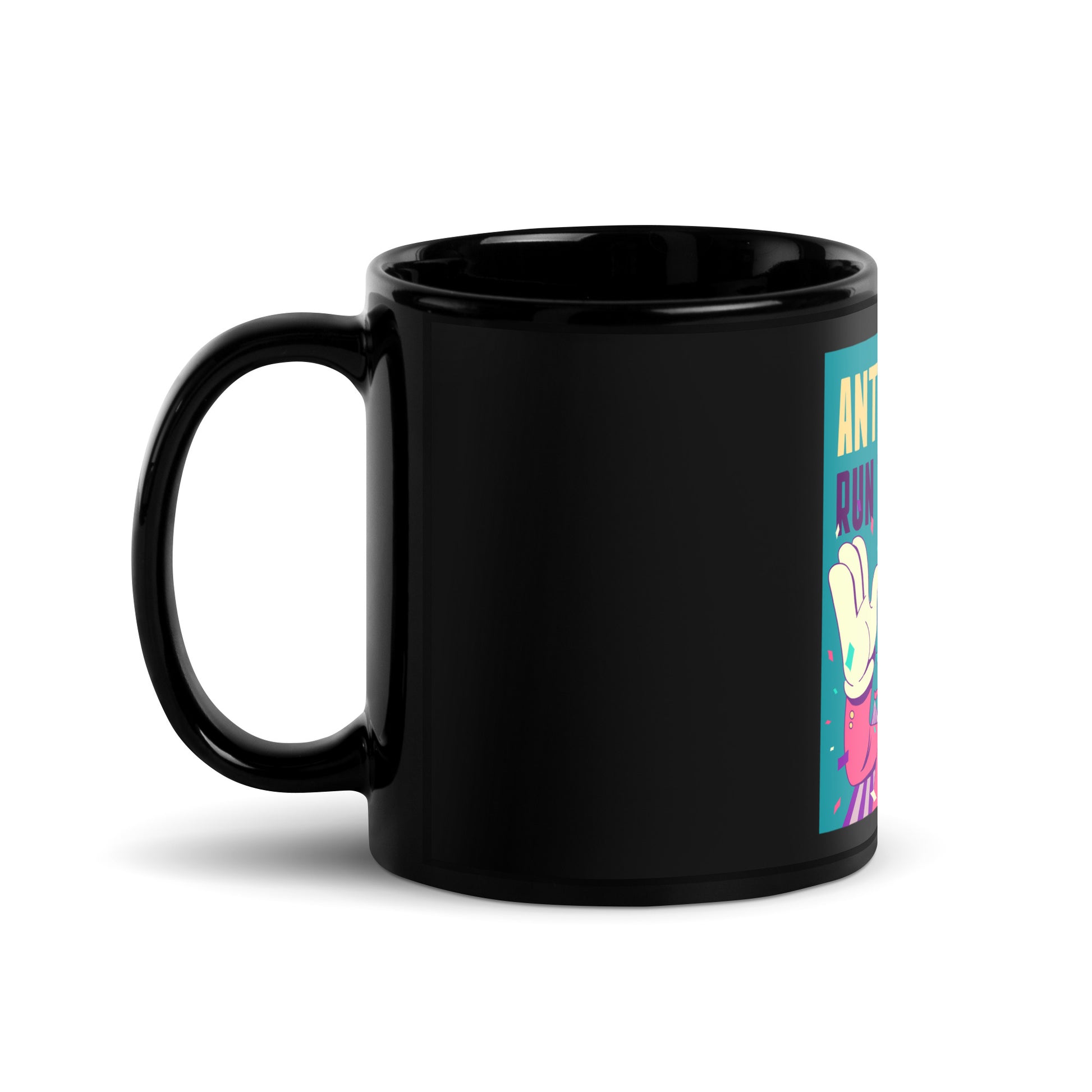Antisemitic Clowns | Black Glossy Mug