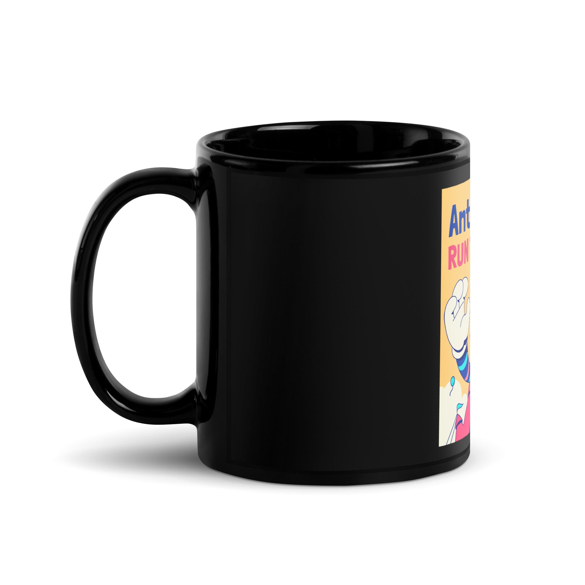 Antisemitic Clowns | Black Glossy Mug