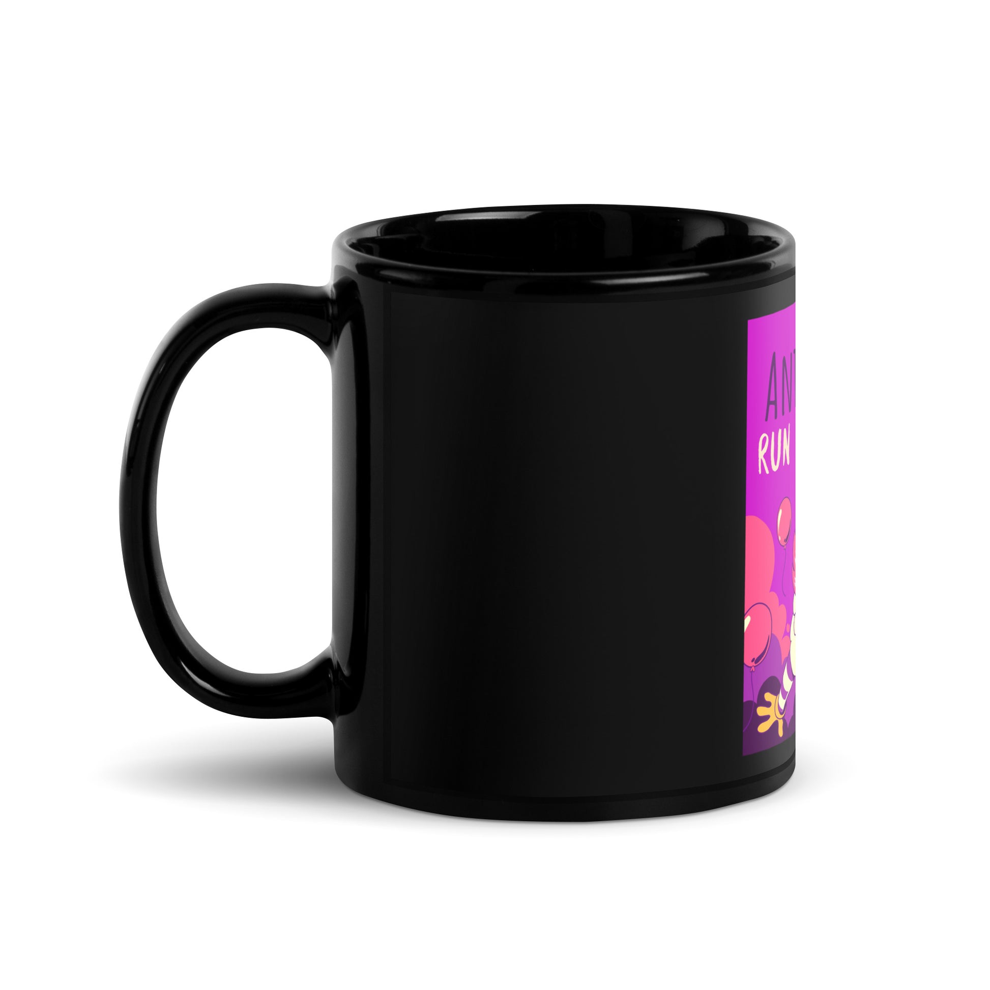 Antisemitic Clowns | Black Glossy Mug