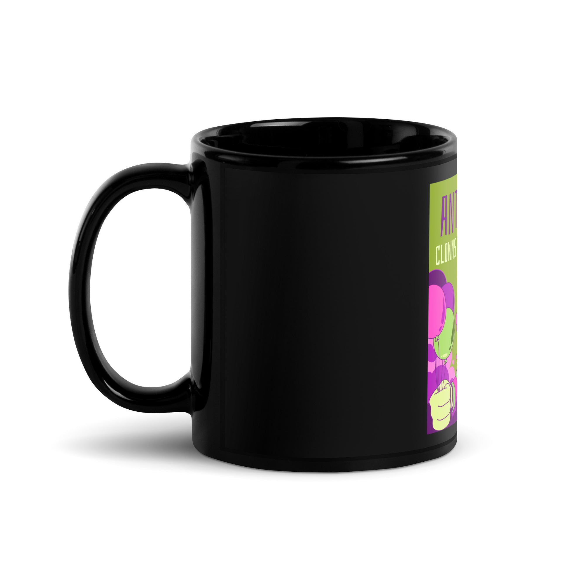 Antisemitic Clowns | Black Glossy Mug