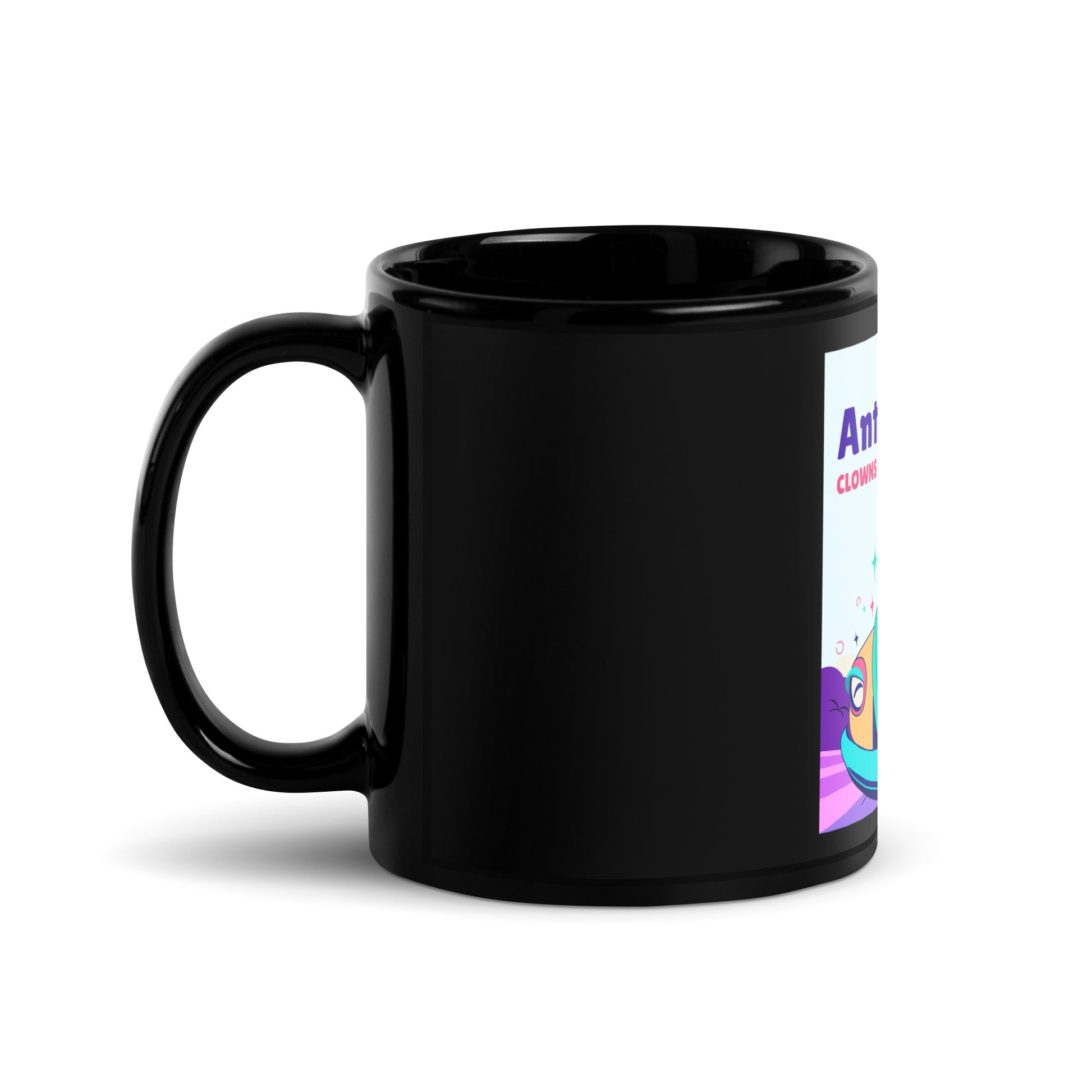Antisemitic Clowns | Black Glossy Mug