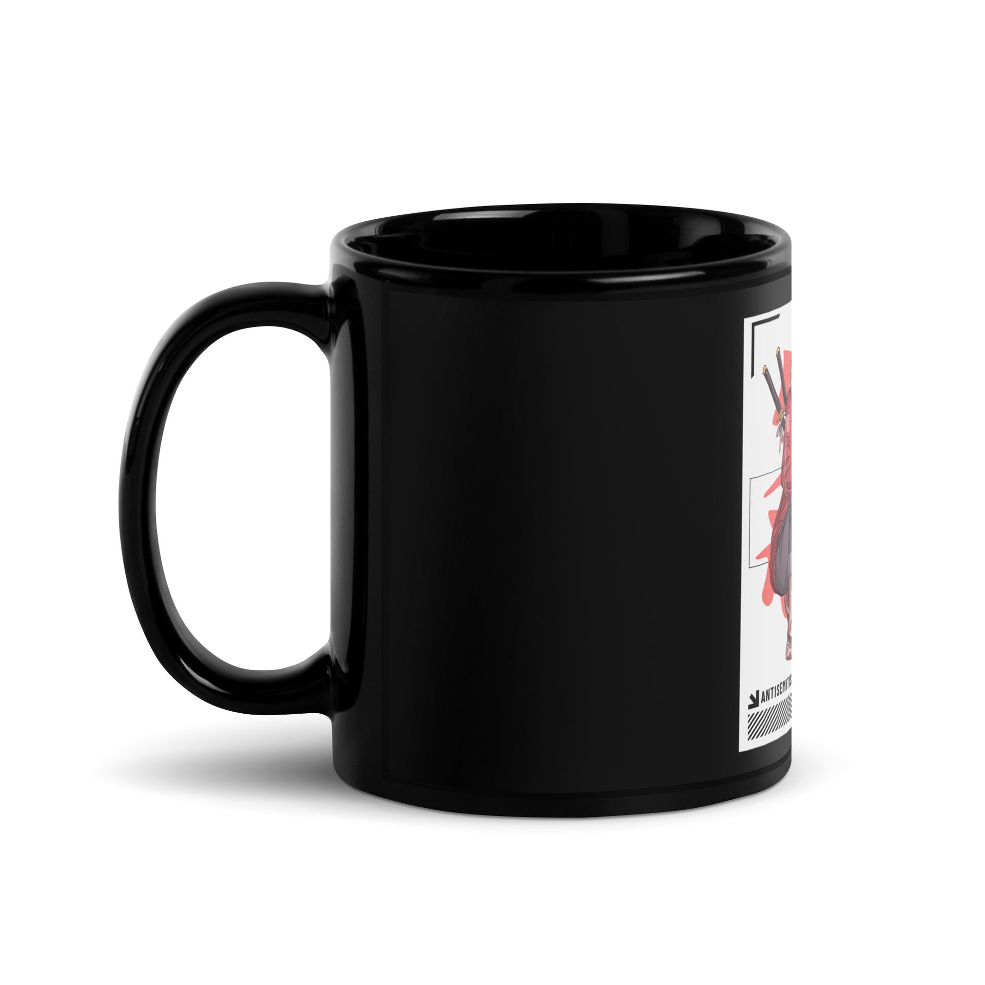 Antisemites Hunter | Black Glossy Mug