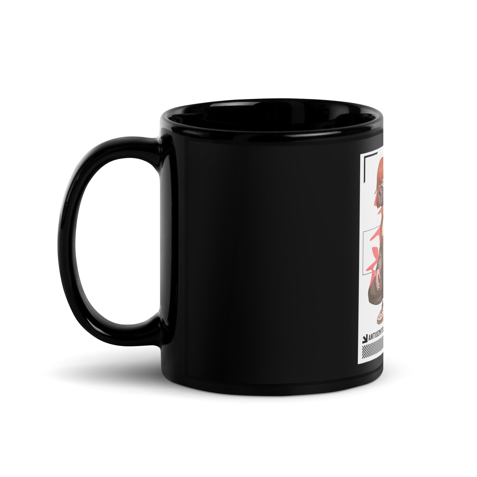 Antisemites Hunter | Black Glossy Mug