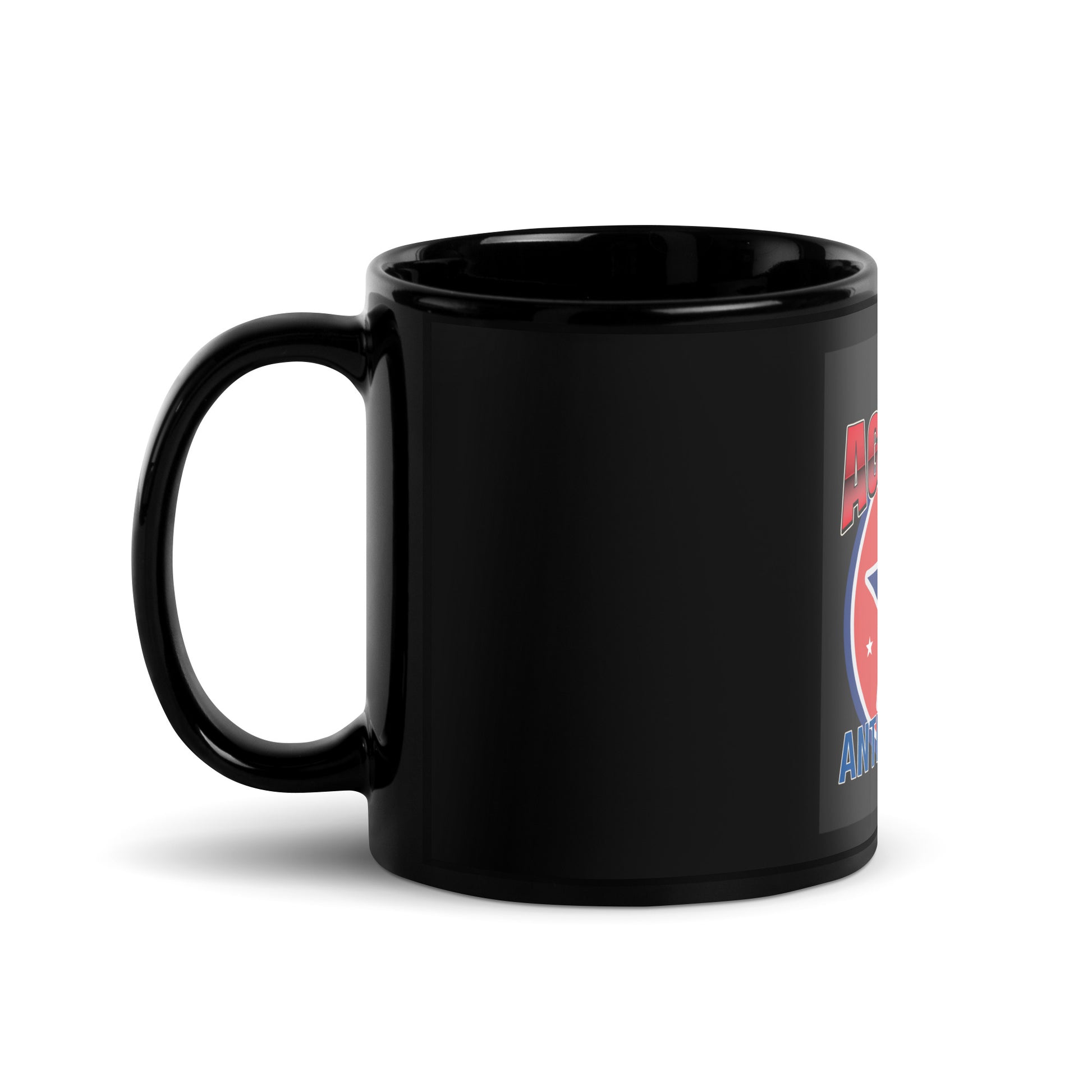 USA Edition | United Against Antisemitism | Black Glossy Mug