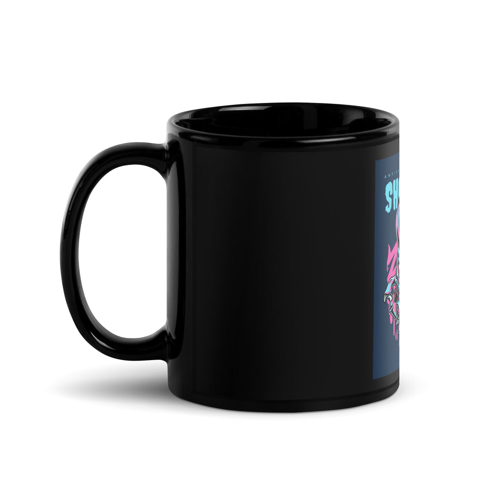 Show Face | Antisemitism Can't Hide | Black Glossy Mug