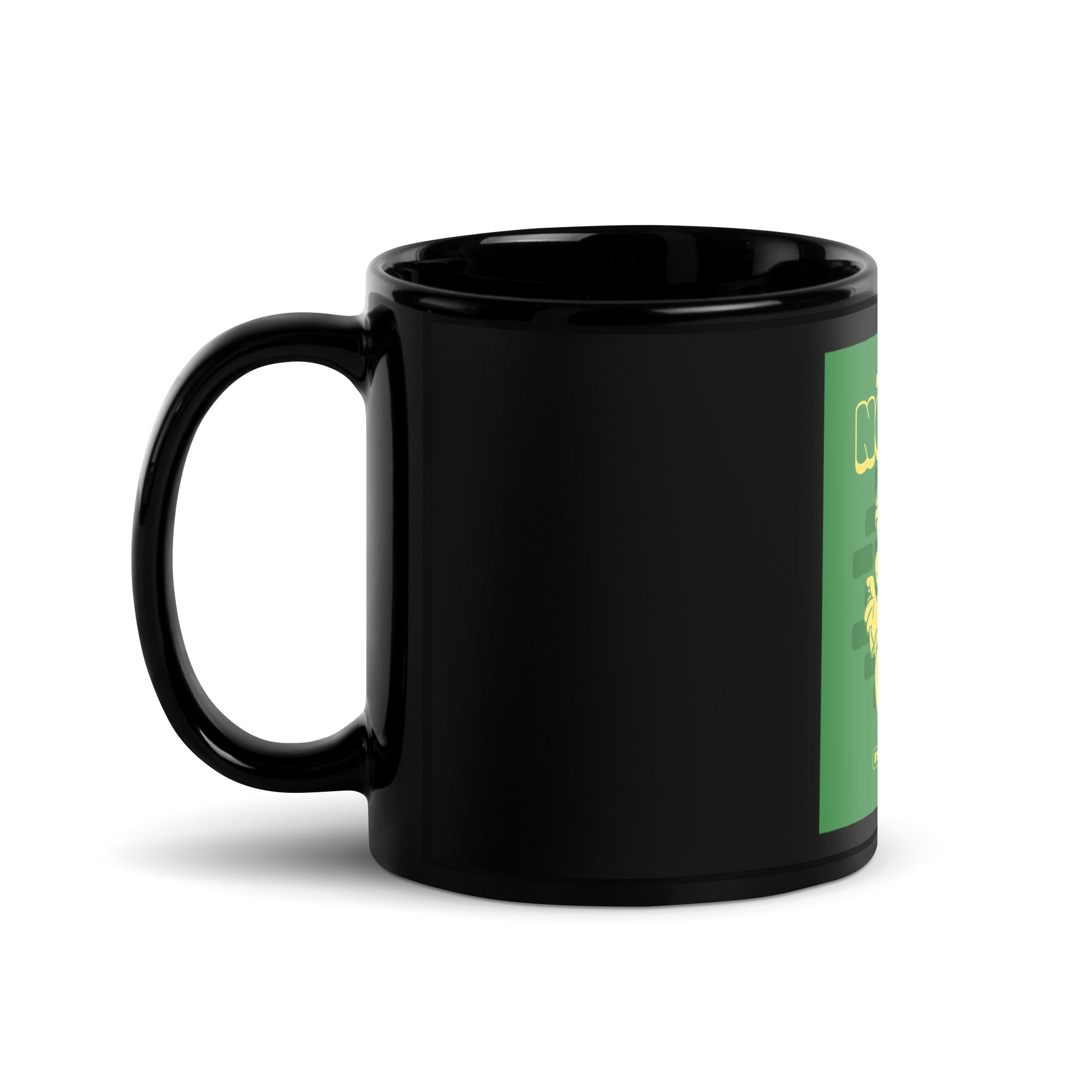 Streetart Graffiti Cartoon | Antisemitism | Black Glossy Mug