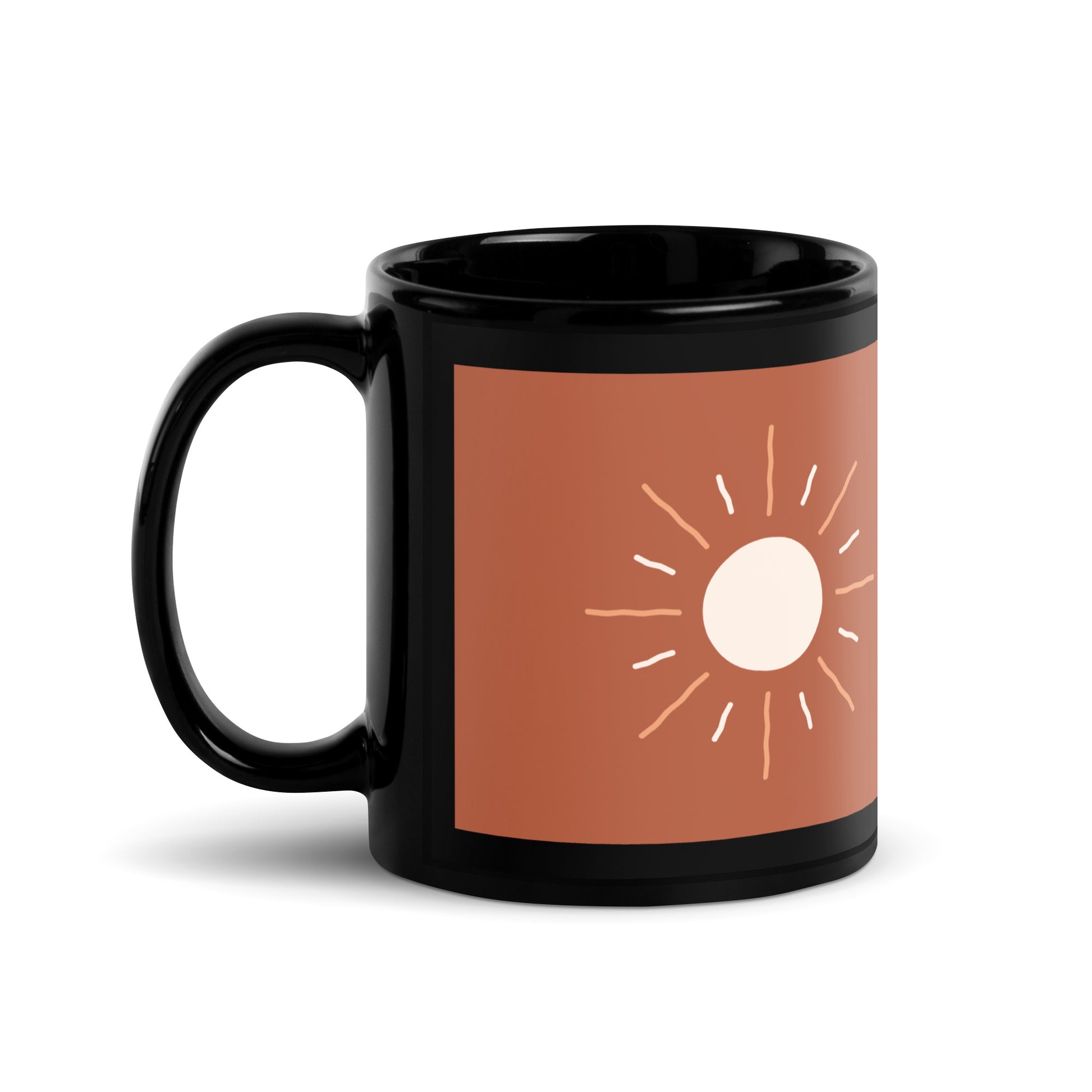 Minimal Shine | Antisemitism | Black Glossy Mug