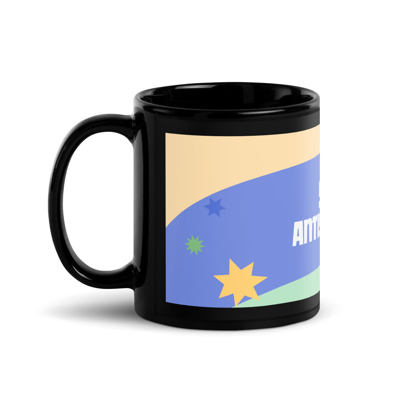 Minimal Shine | Antisemitism | Black Glossy Mug