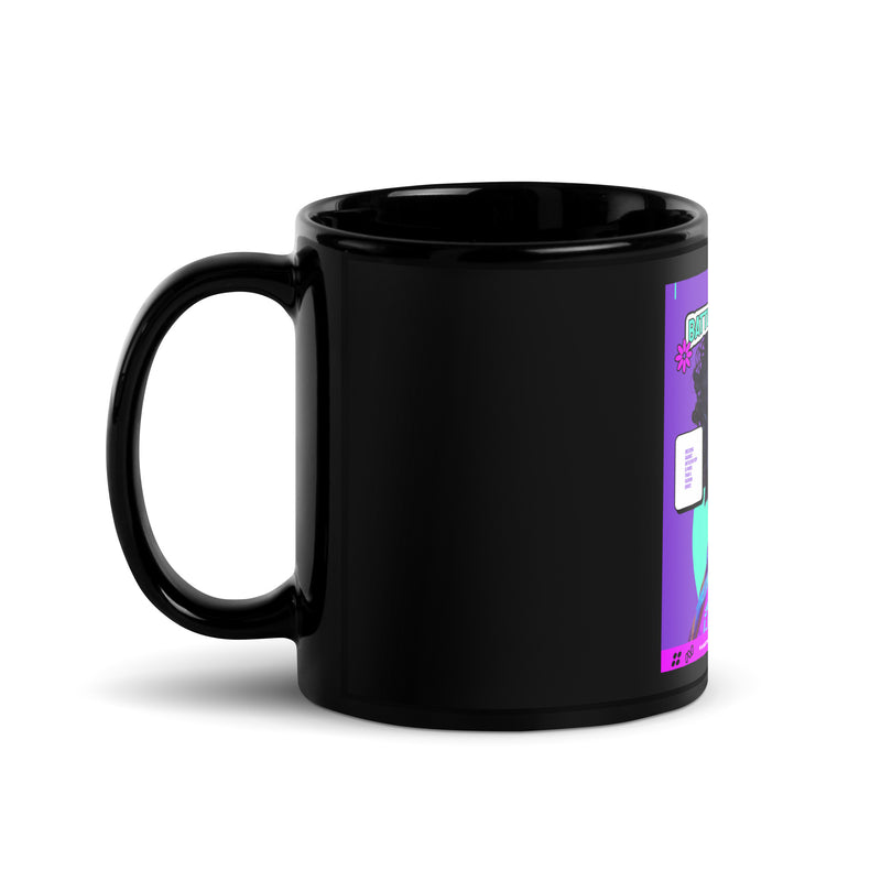 80's Fashion Trend | Battle Antisemitism | Black Glossy Mug