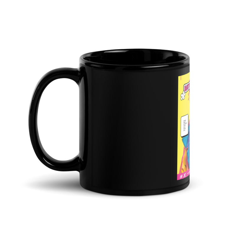 80's Fashion Trend | Battle Antisemitism | Black Glossy Mug