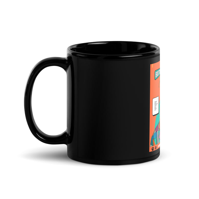 80's Fashion Trend | Battle Antisemitism | Black Glossy Mug