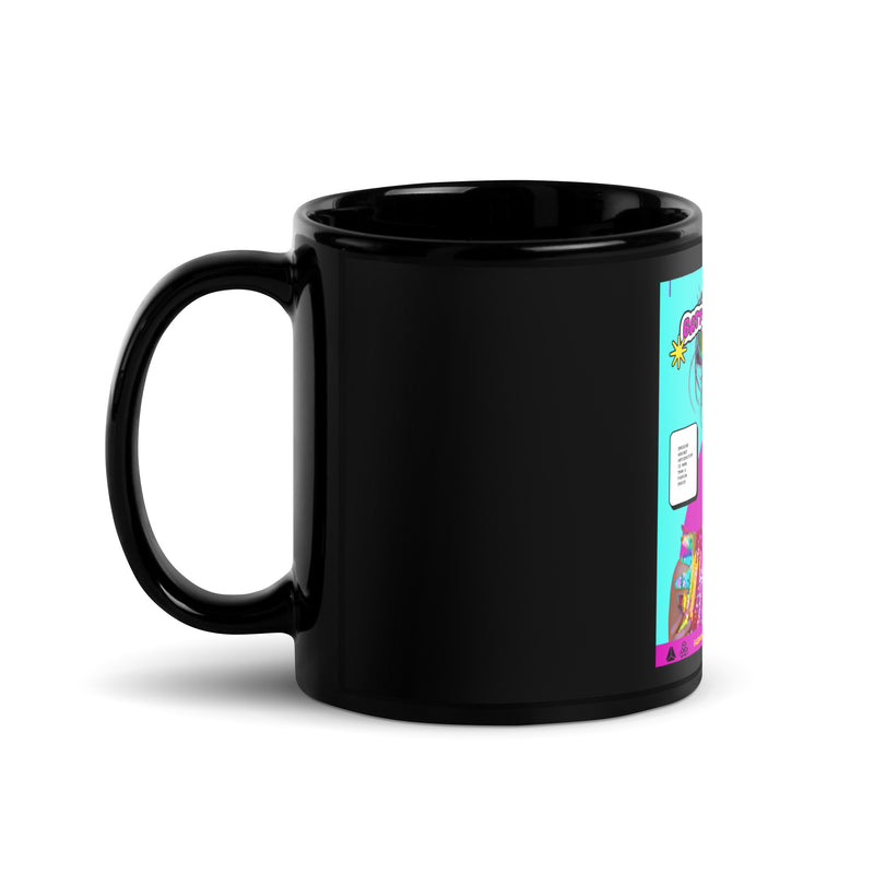 80's Fashion Trend | Battle Antisemitism | Black Glossy Mug