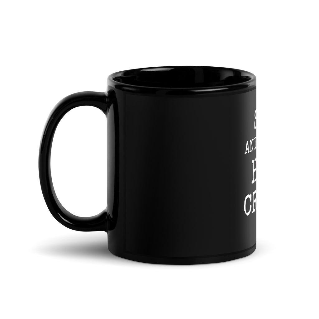 Antisemitic Hate Crimes | Black Glossy Mug