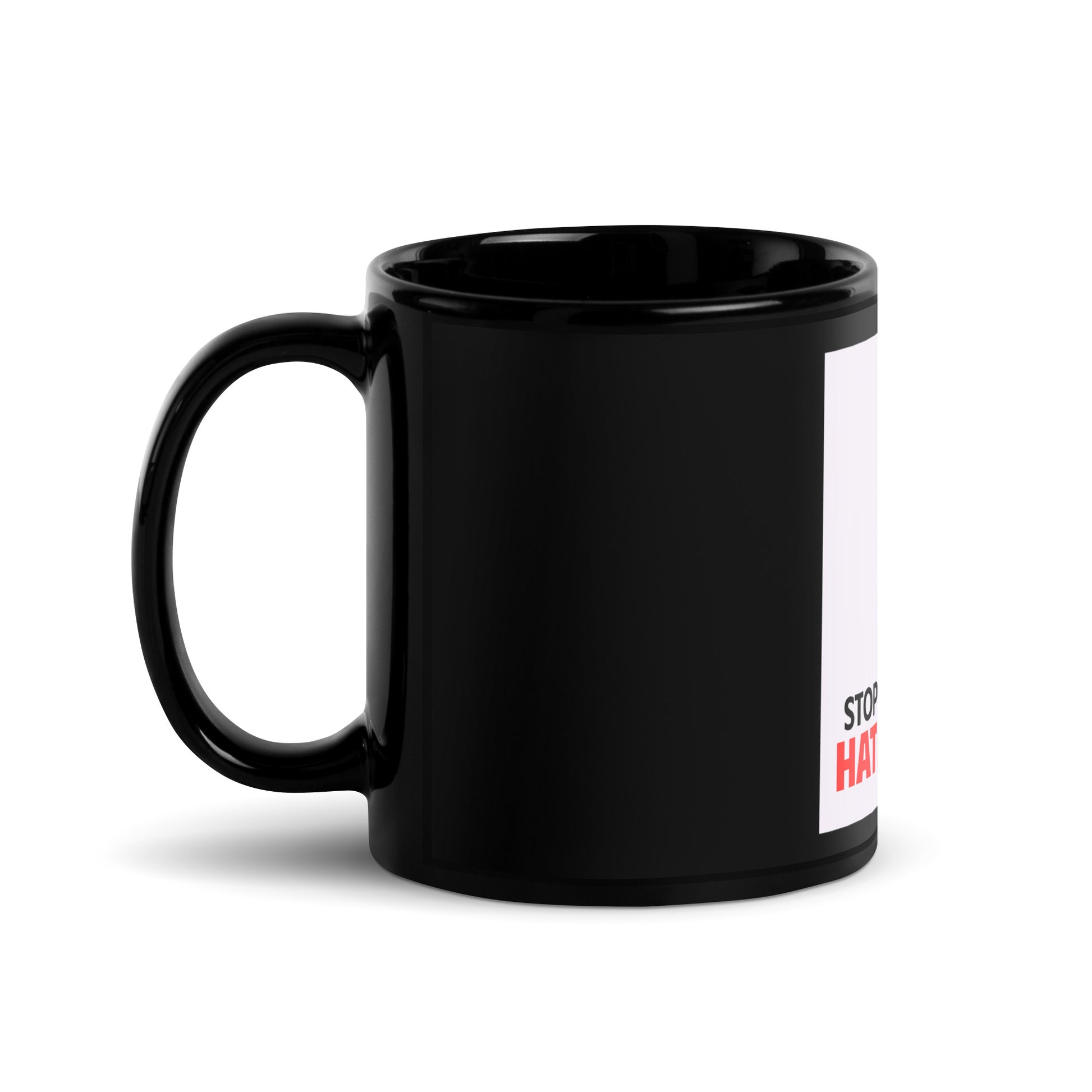 Antisemitic Hate Crimes | Black Glossy Mug