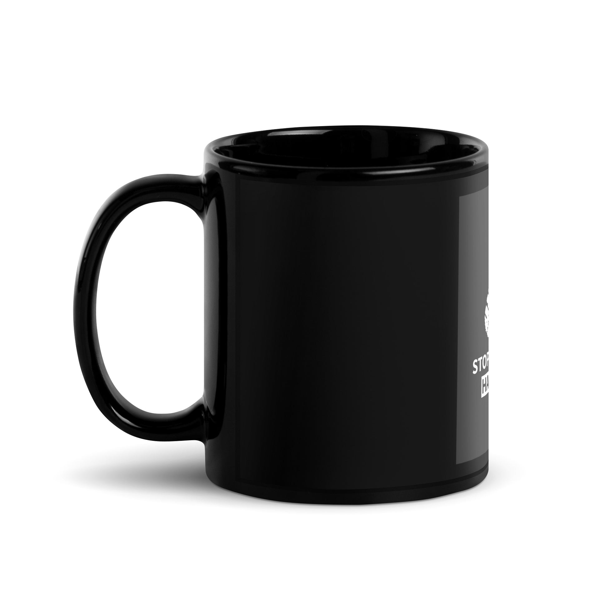 Antisemitic Hate Crimes | Black Glossy Mug