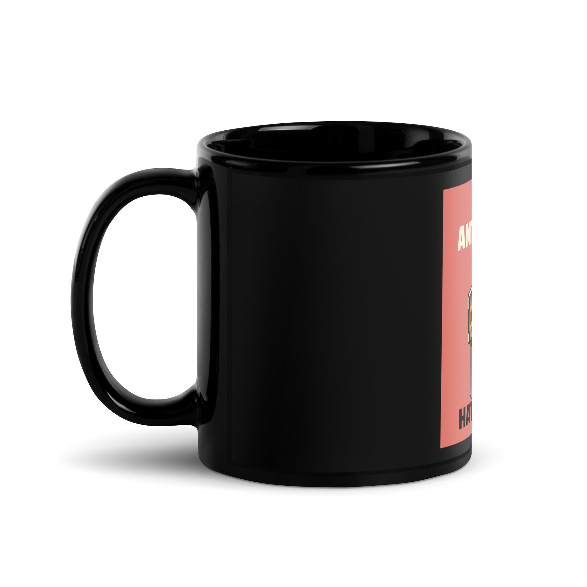Antisemitic Hate Crimes | Black Glossy Mug