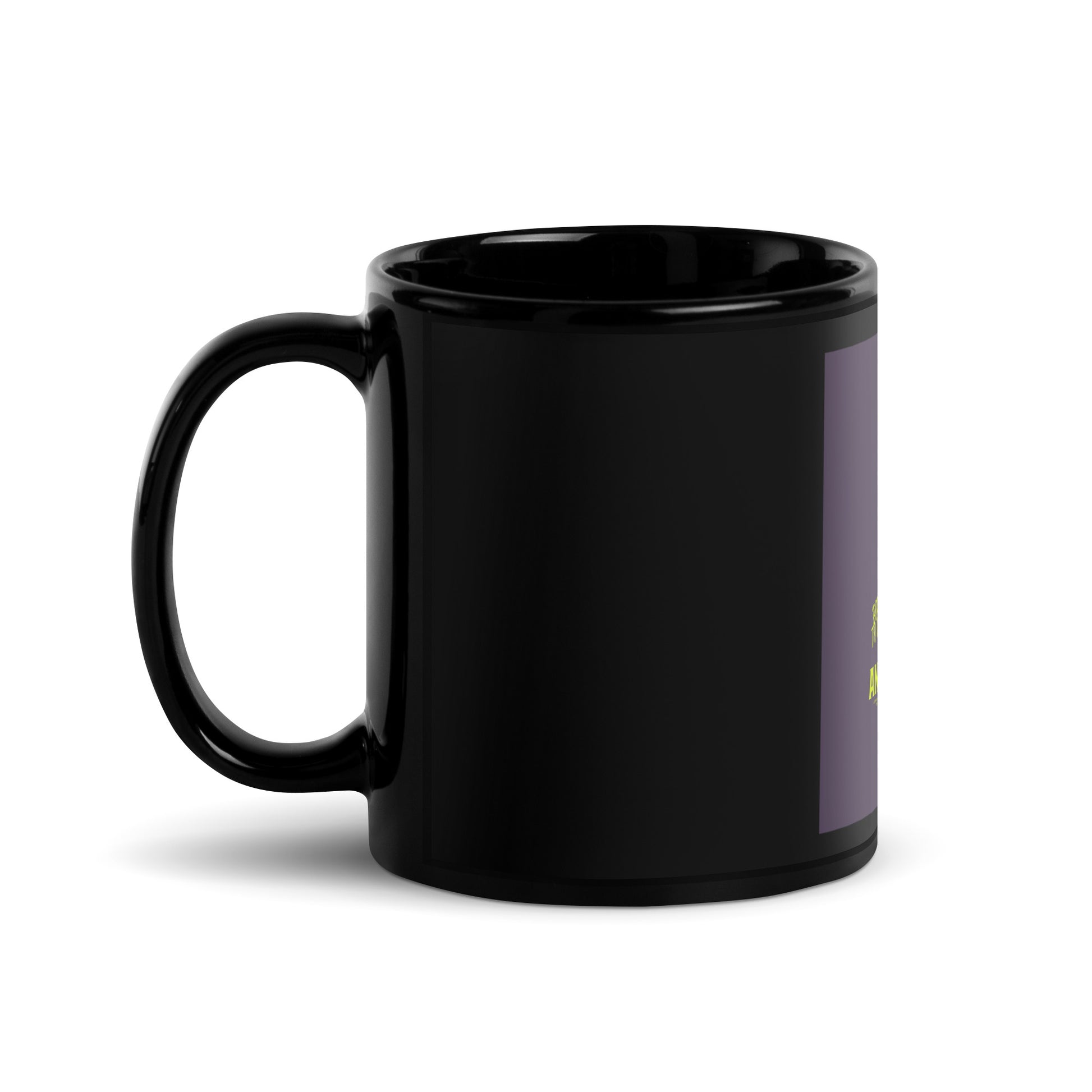 Classic Graffiti Fusion | Black Glossy Mug