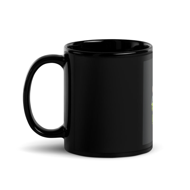 Classic Graffiti Fusion | Black Glossy Mug
