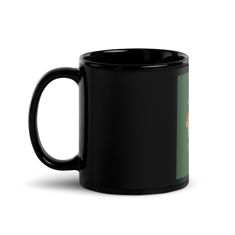Classic Graffiti Fusion | Black Glossy Mug