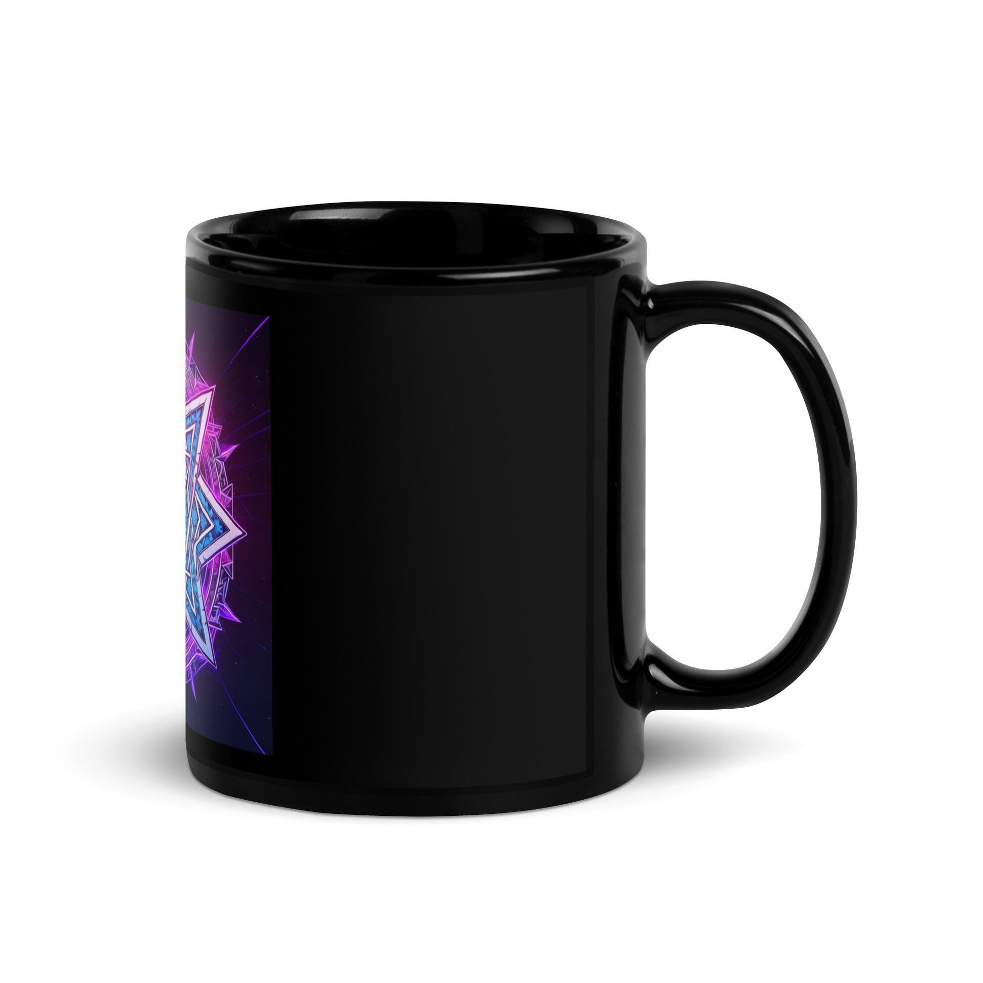 Magic Sound | Star of David | Black Glossy Mug Jouparty