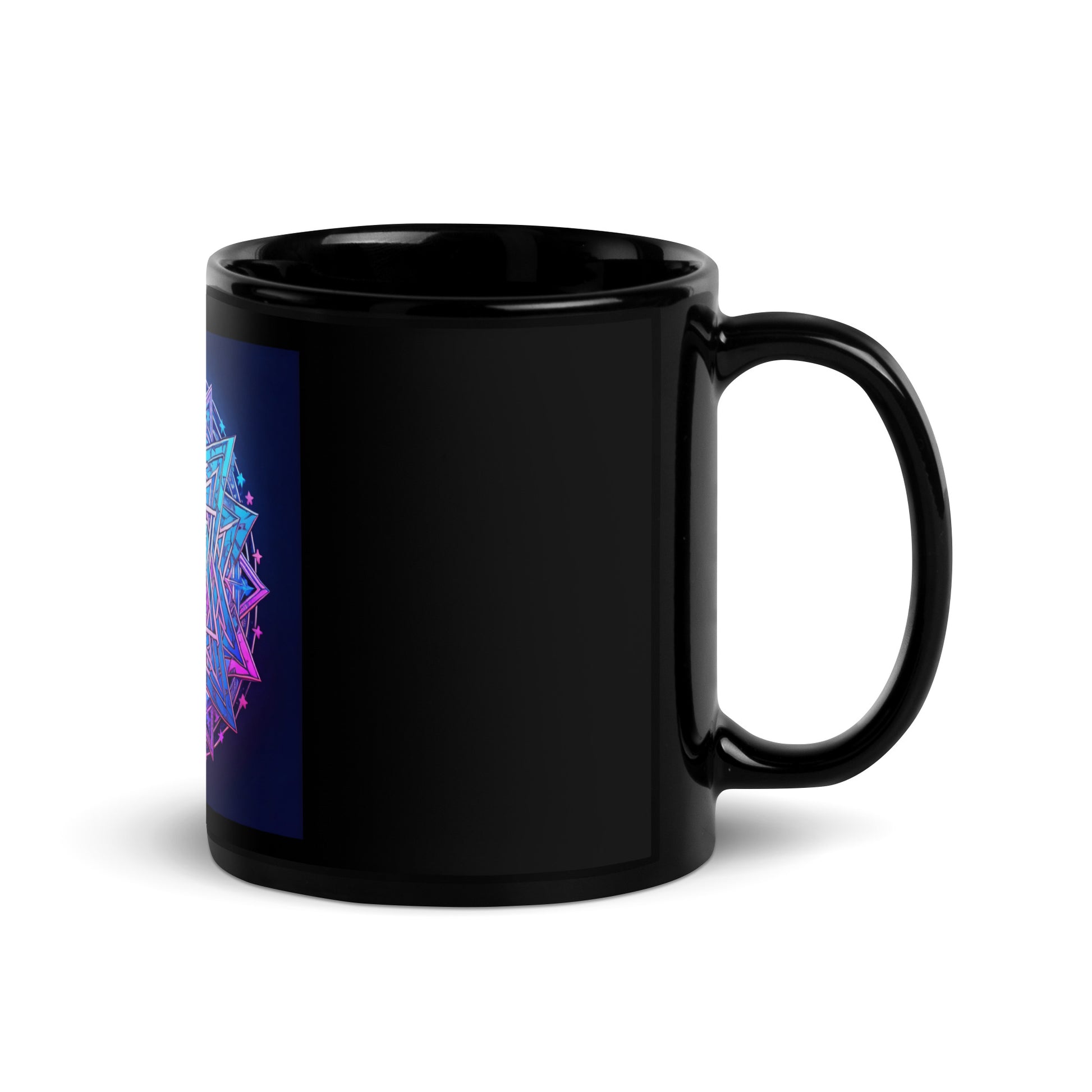 Magic Sound | Star of David | Black Glossy Mug Jouparty
