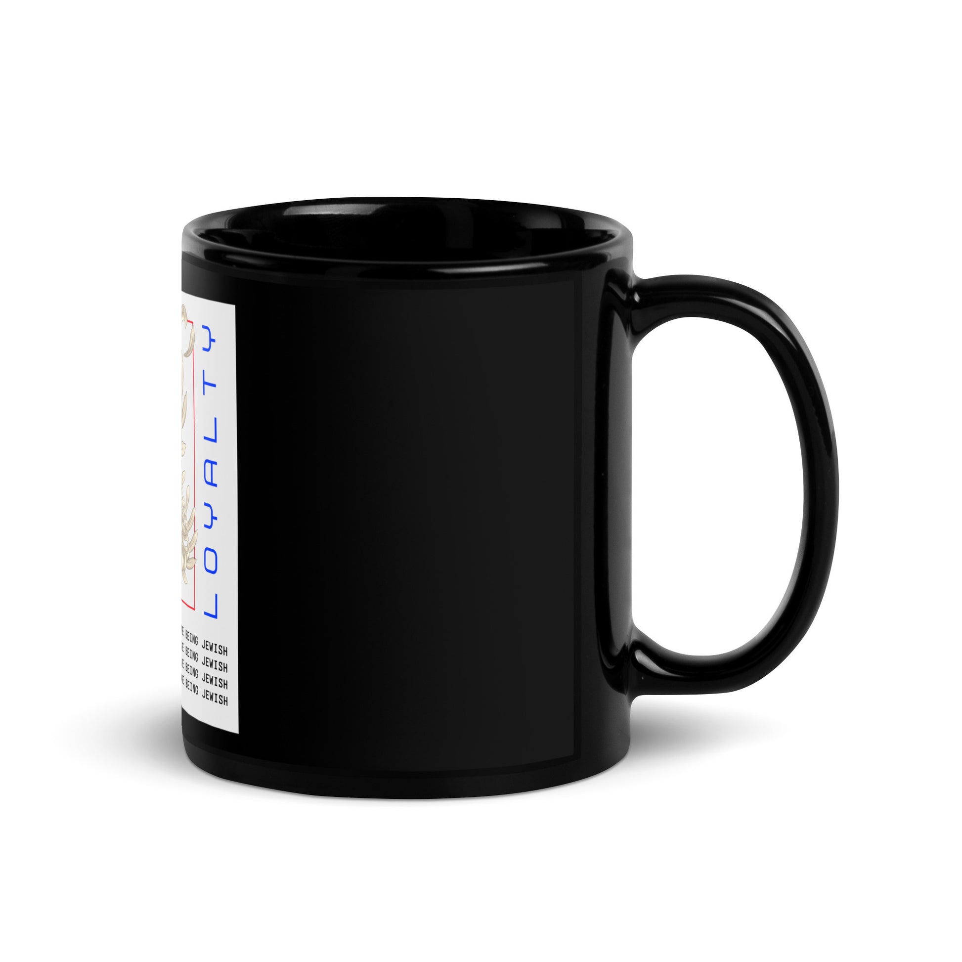 All In For Jews | Black Glossy Mug Jouparty
