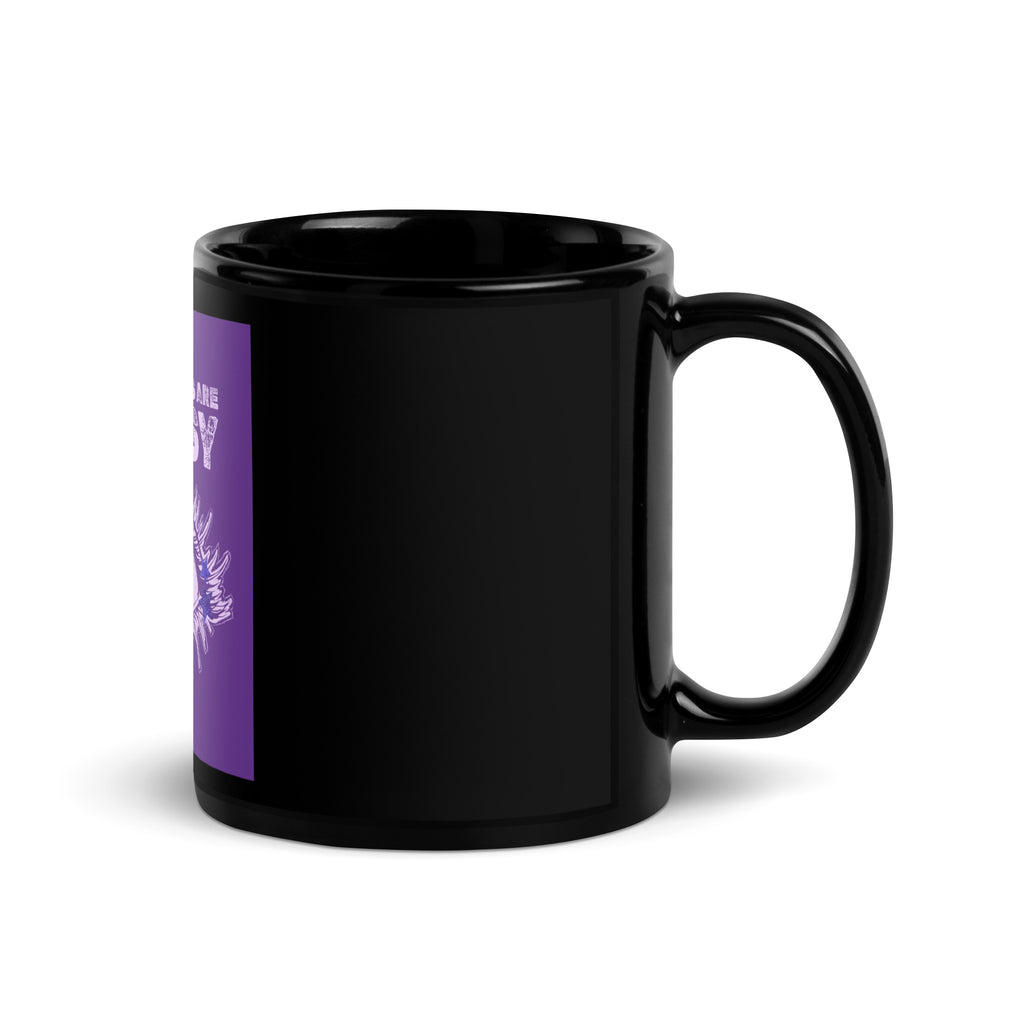 All In For Jews | Black Glossy Mug Jouparty
