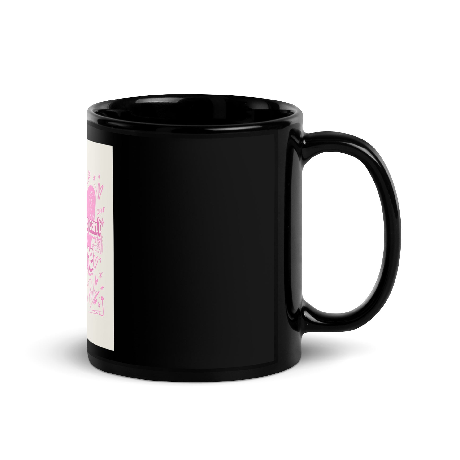 Jewish Pink Era | Black Glossy Mug