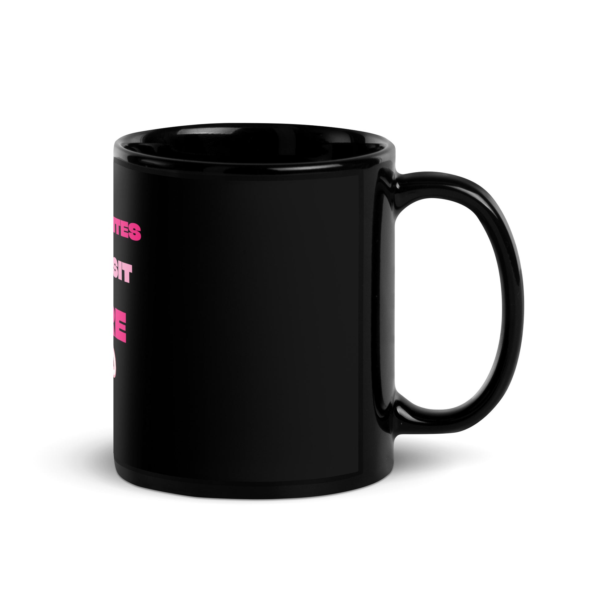 Jewish Pink Era | Black Glossy Mug