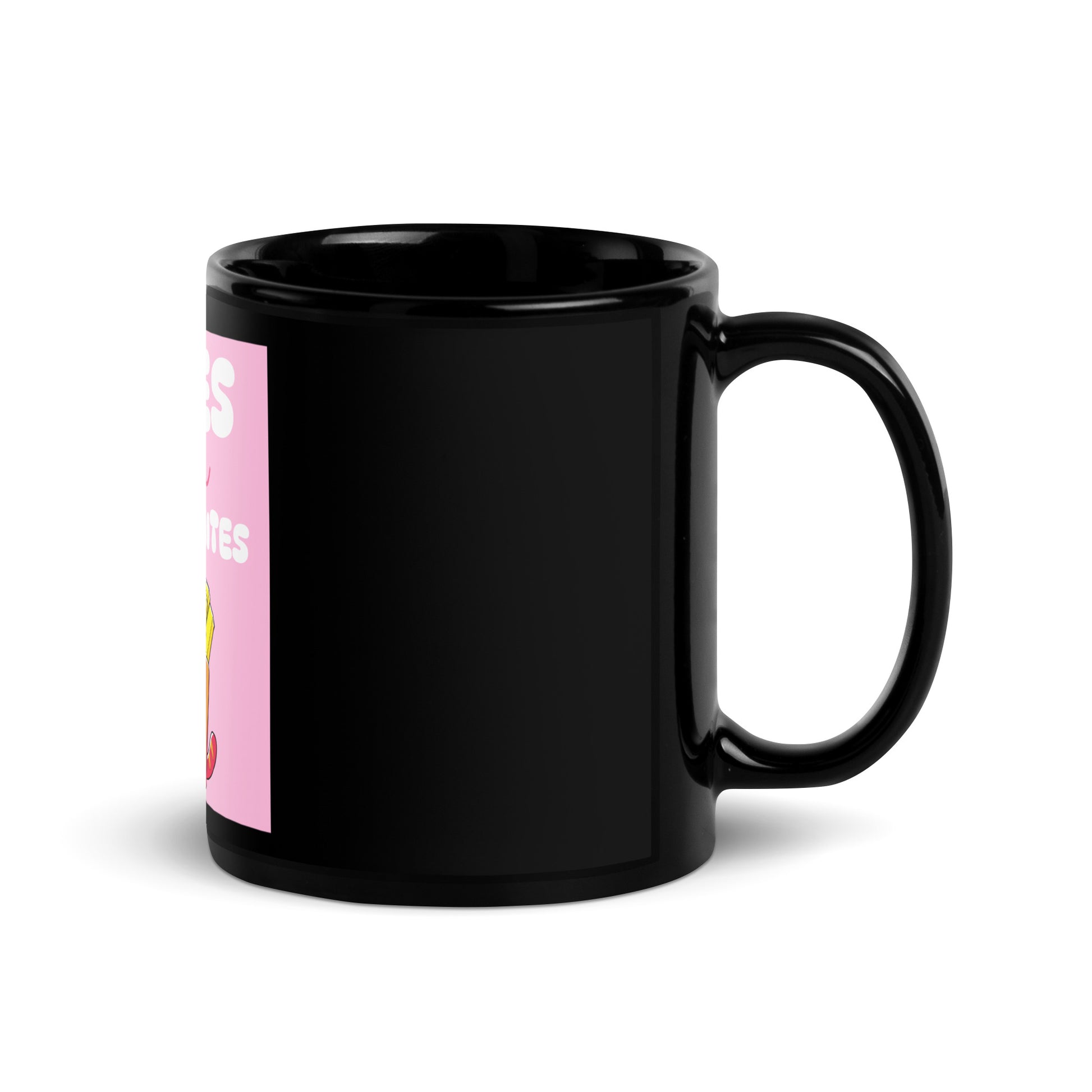 Fries Over Antisemites | Black Glossy Mug