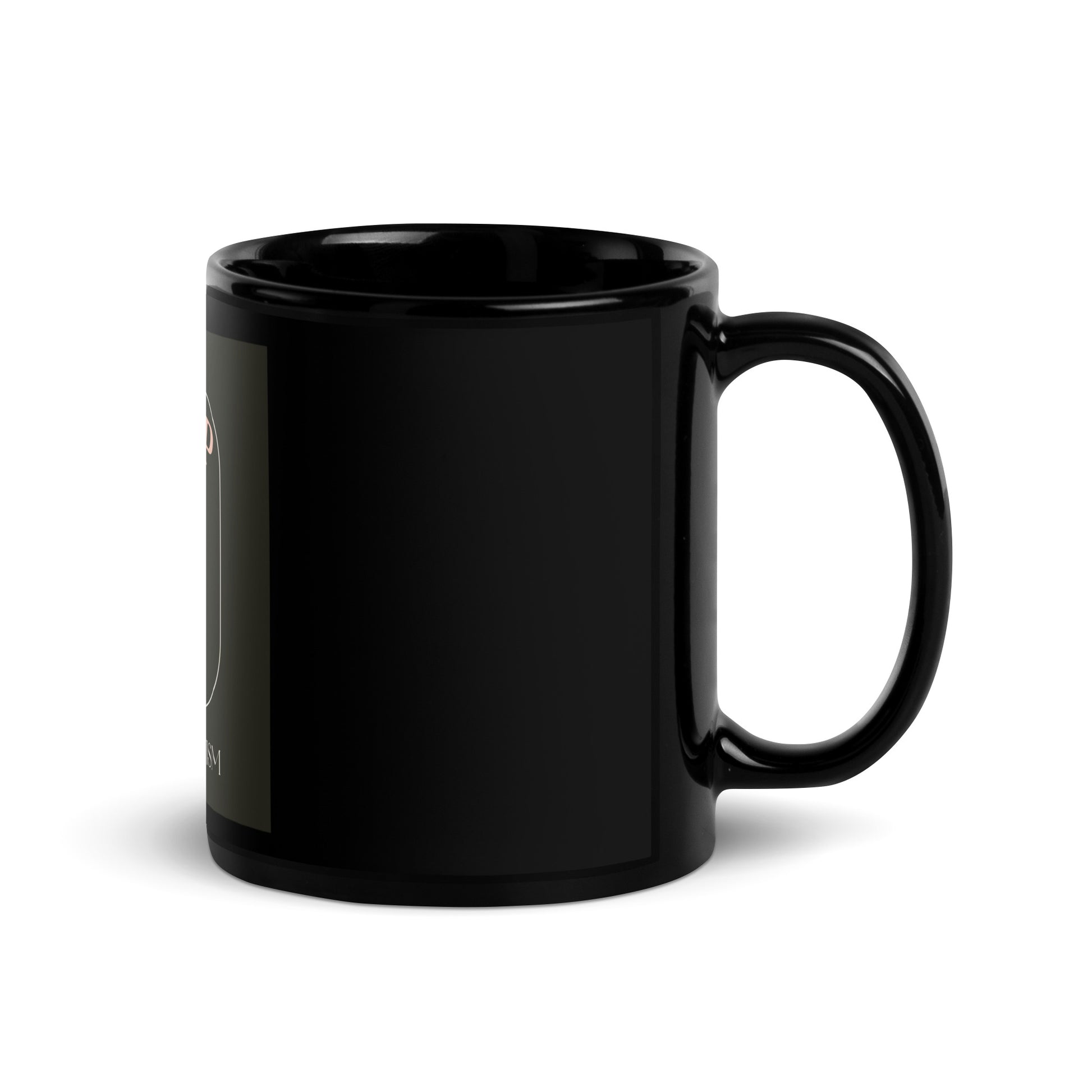 Stop Antisemitism | Plants & Flowers Edition | Black Glossy Mug