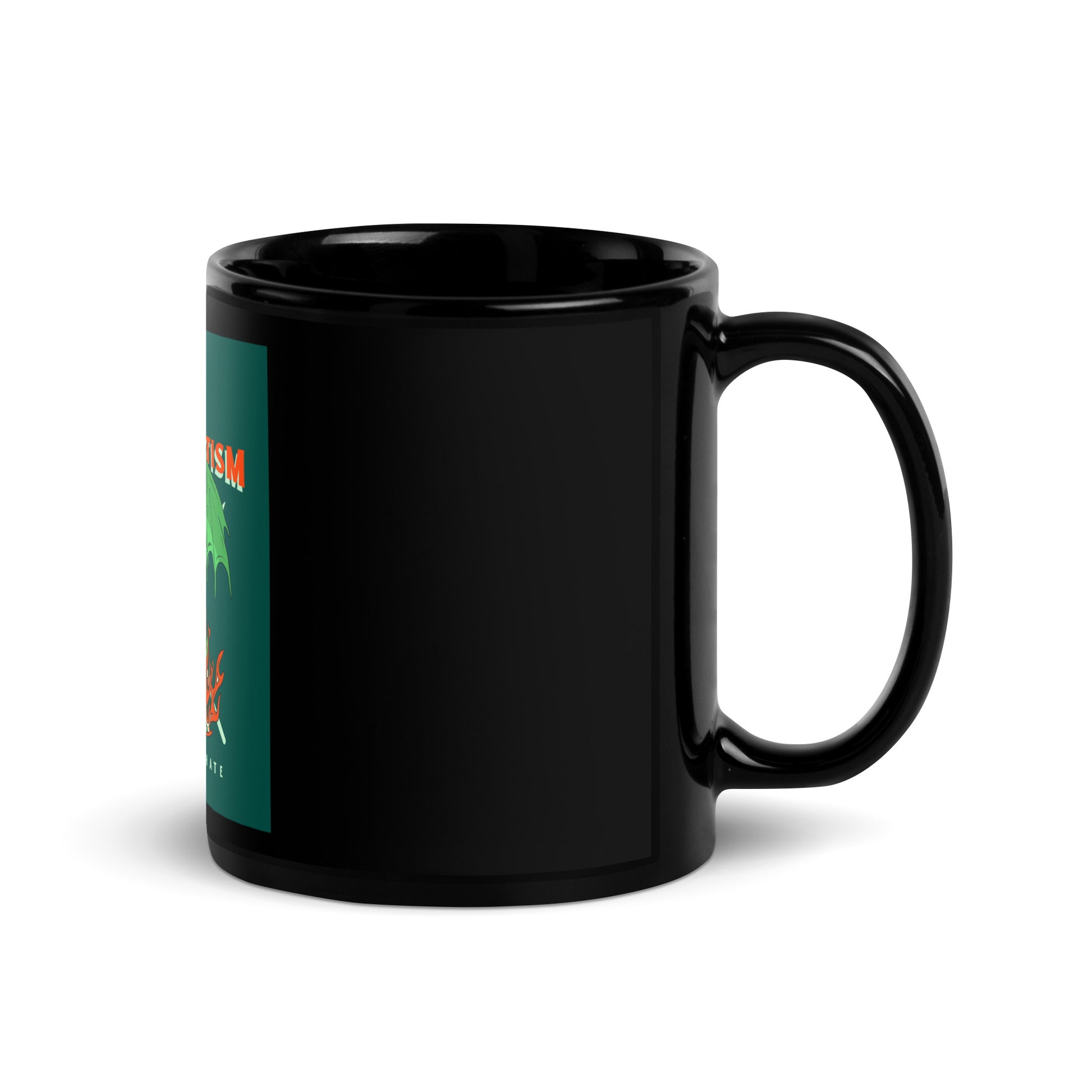 Dragon Adventure | Black Glossy Mug