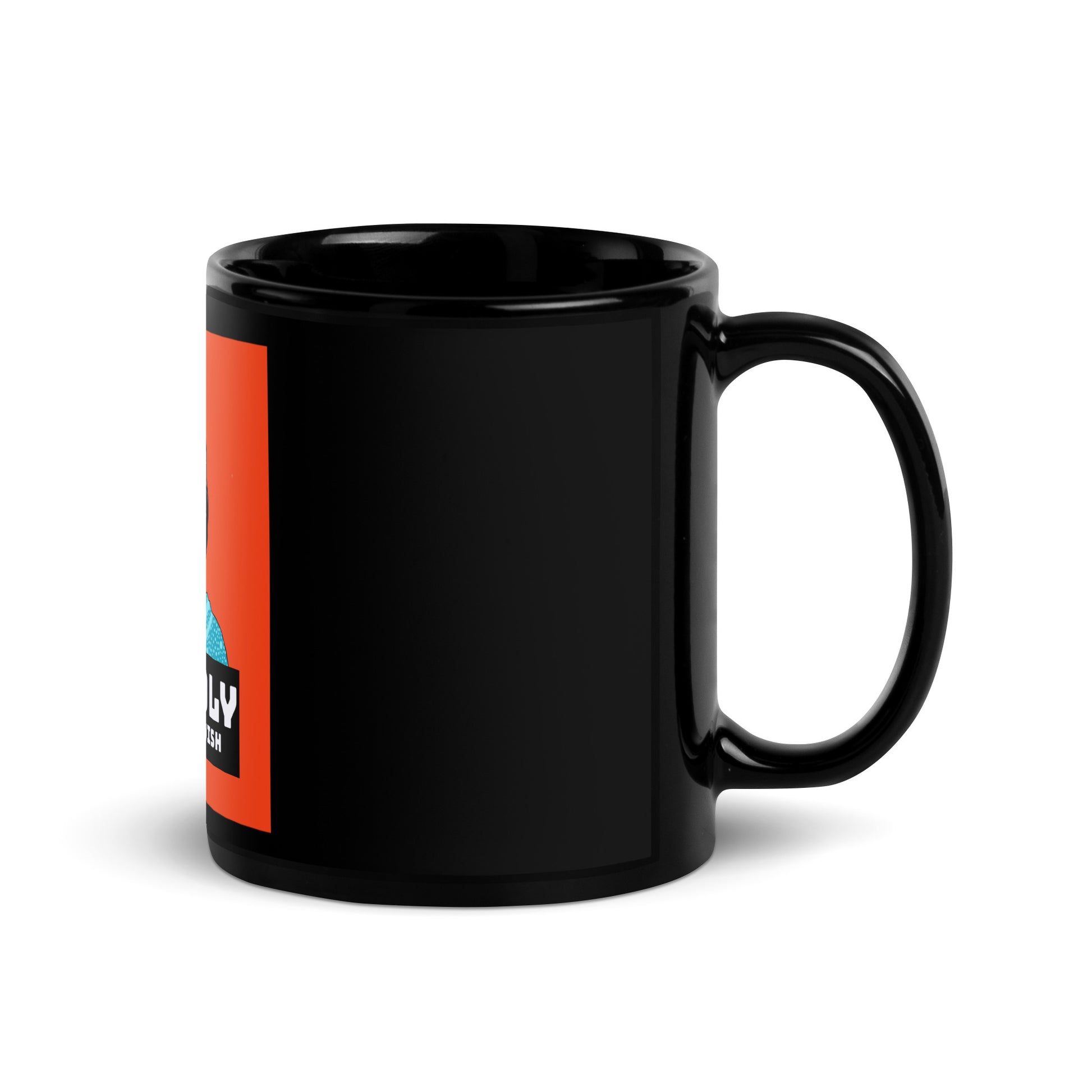 Black & Jewish Love | Black Glossy Mug