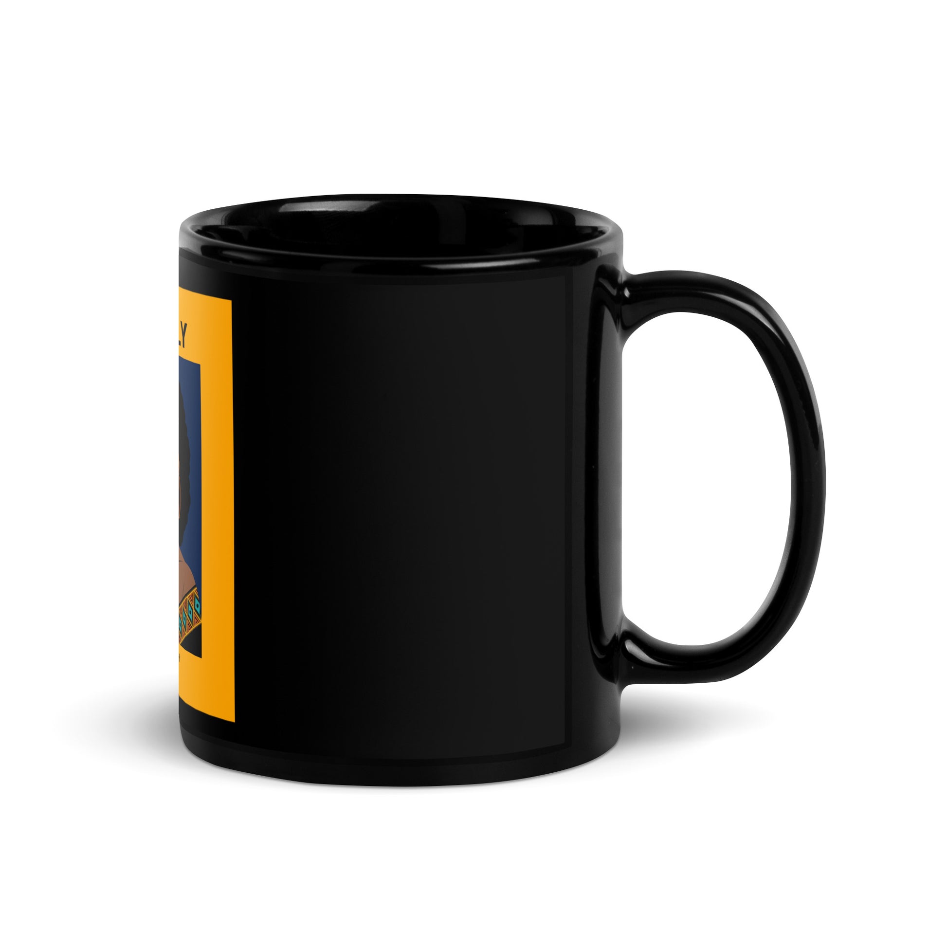 Black & Jewish Love | Black Glossy Mug