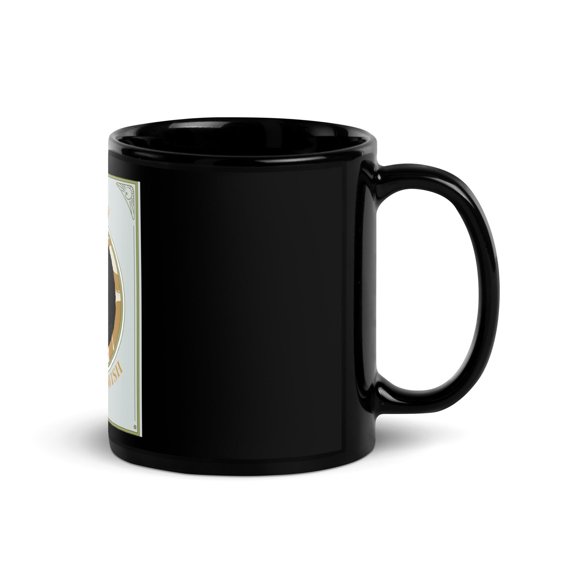 Black & Jewish Love | Black Glossy Mug