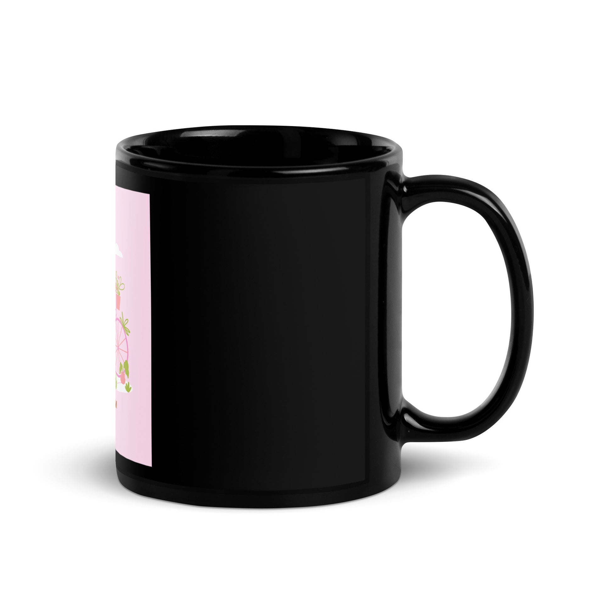Bike Journey | Stop Antisemitism | Black Glossy Mug