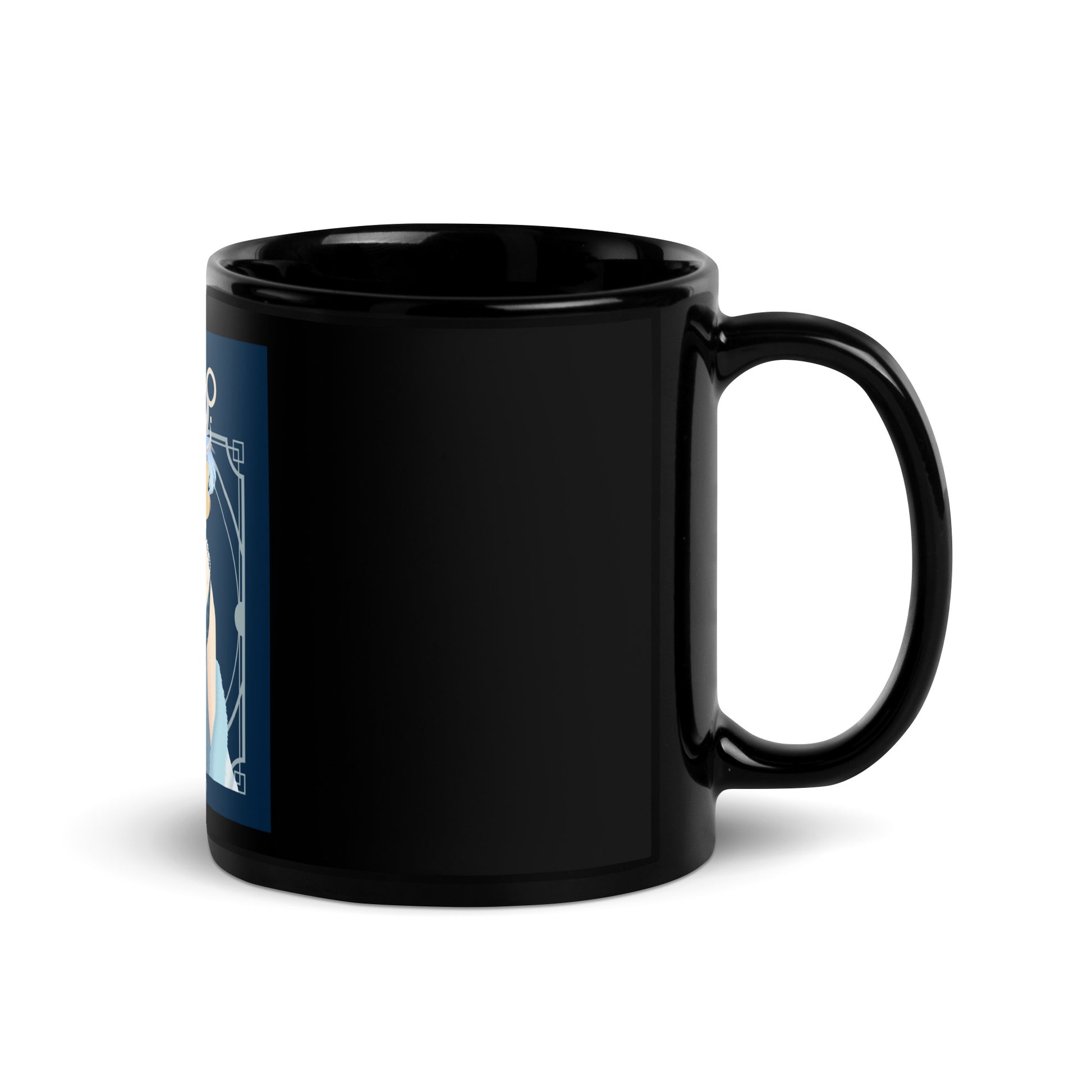 Art Deco Love Story | No Antisemitism | Black Glossy Mug