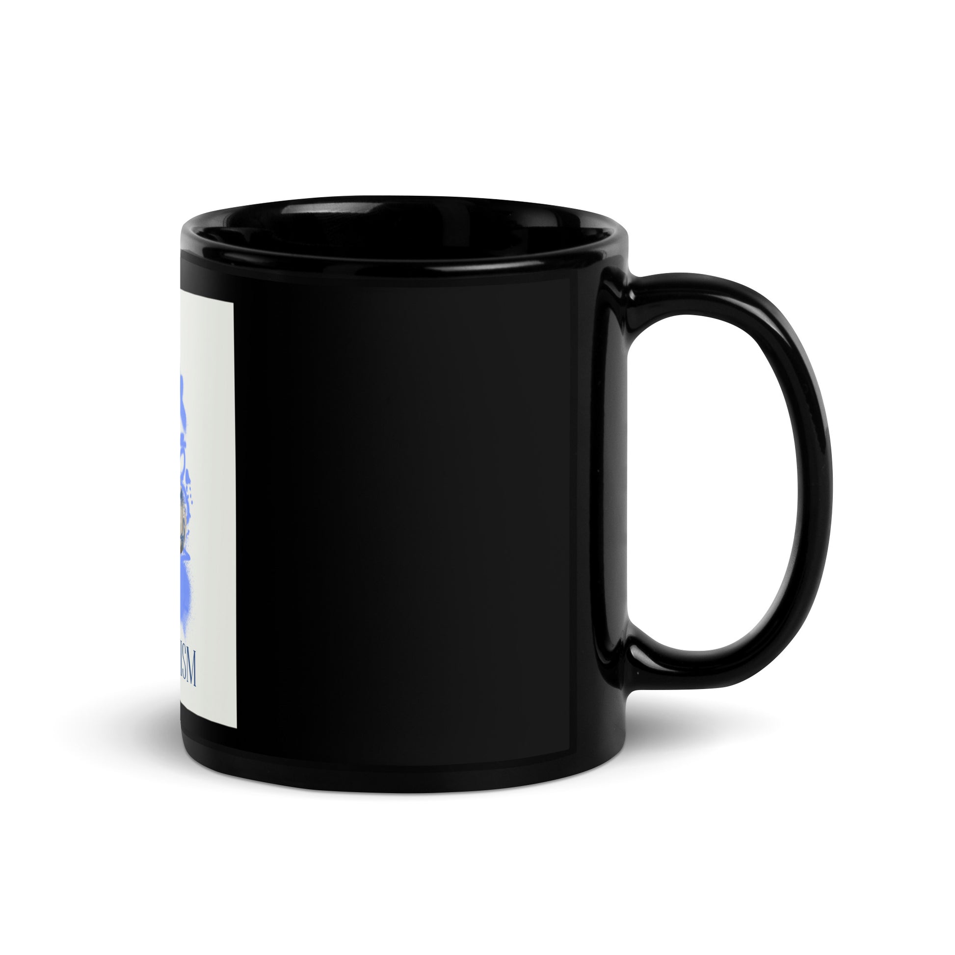 Graffiti Statue Anthem | No Antisemitism | Black Glossy Mug