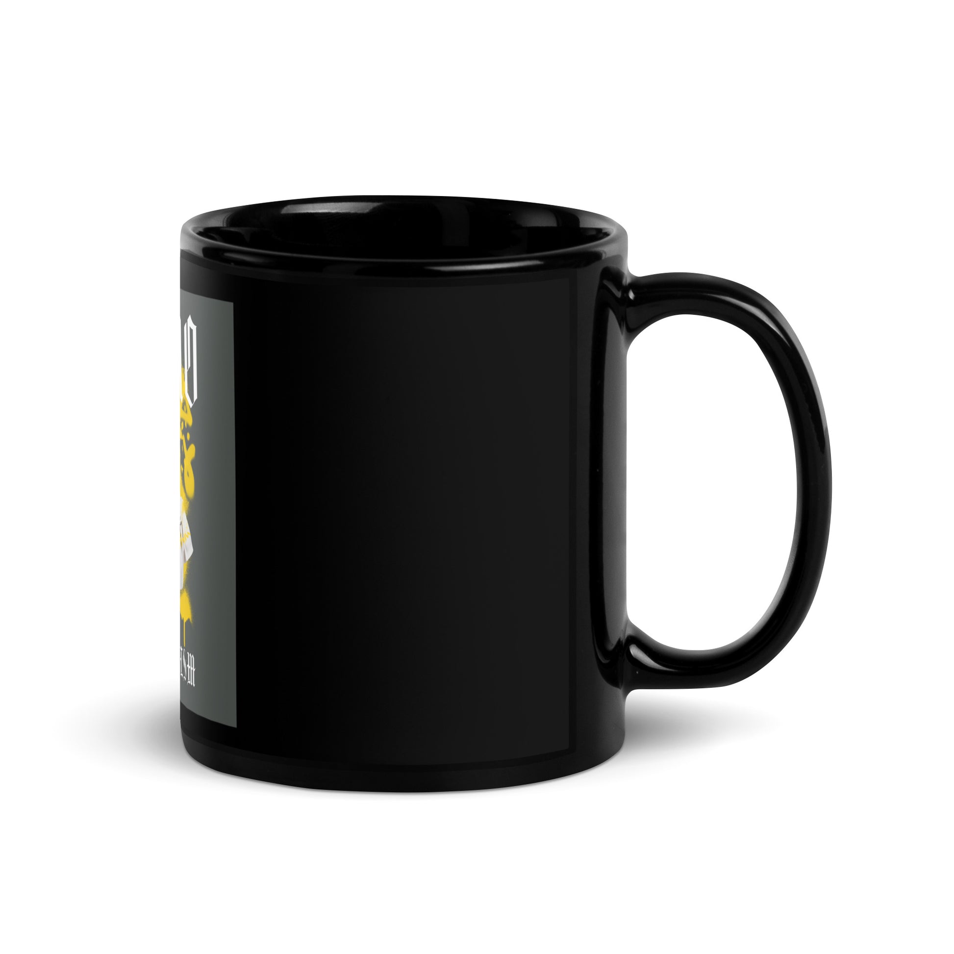 Graffiti Statue Anthem | No Antisemitism | Black Glossy Mug